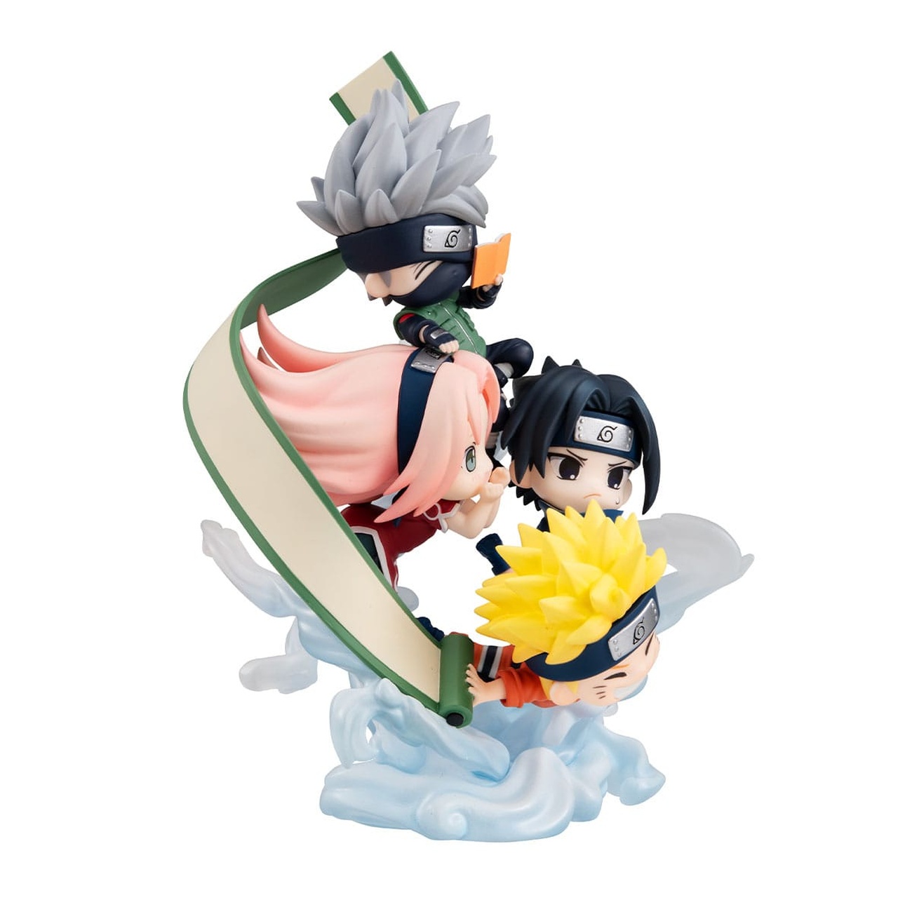 Naruto Shippuden FigUnity PVC Mini-Statue Gather here, Team 7 13 cm (with gift)