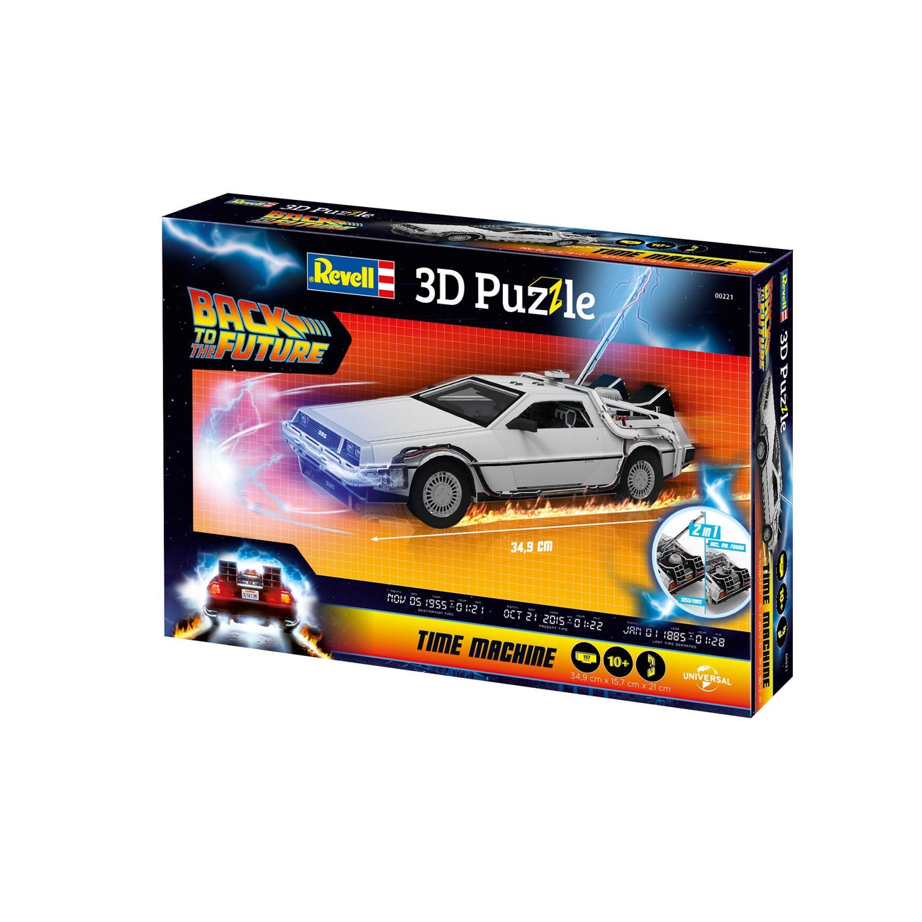 Retour vers le futur Puzzle 3D Time Machine