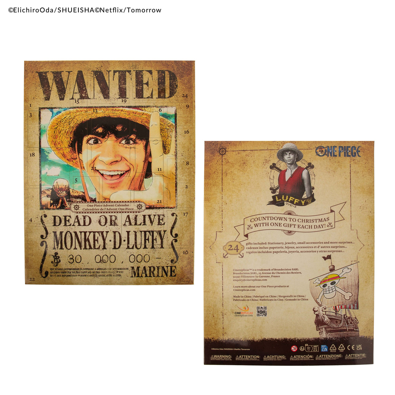 One Piece adventskalender 2025