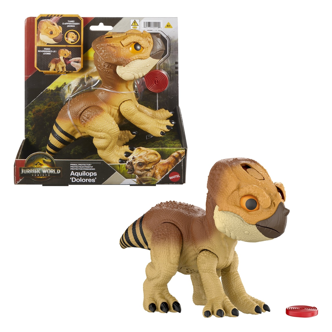 Jurassic World: El Renacimiento Figura de acción interactiva Aquilops Dolores 13 cm