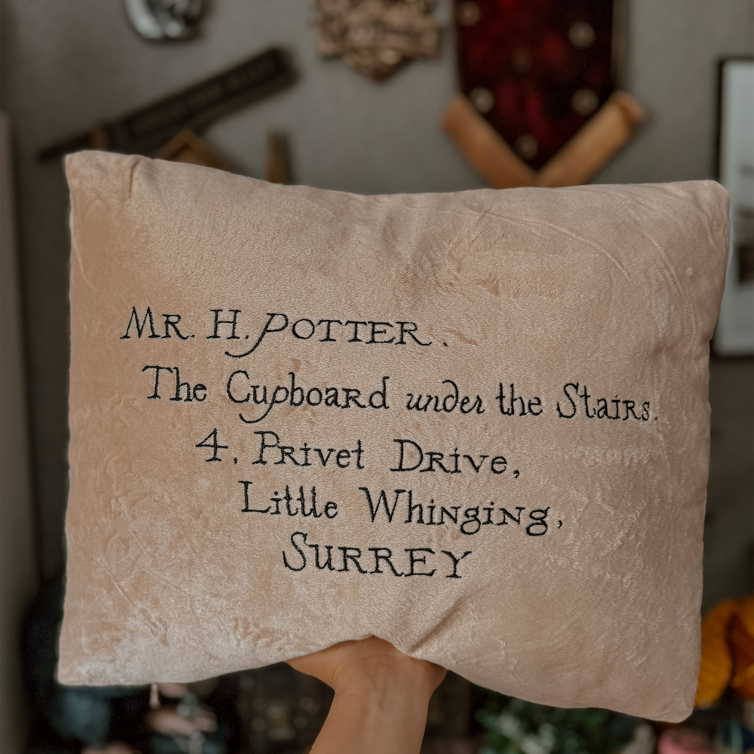 Harry Potter - Almohada de carta de Hogwarts