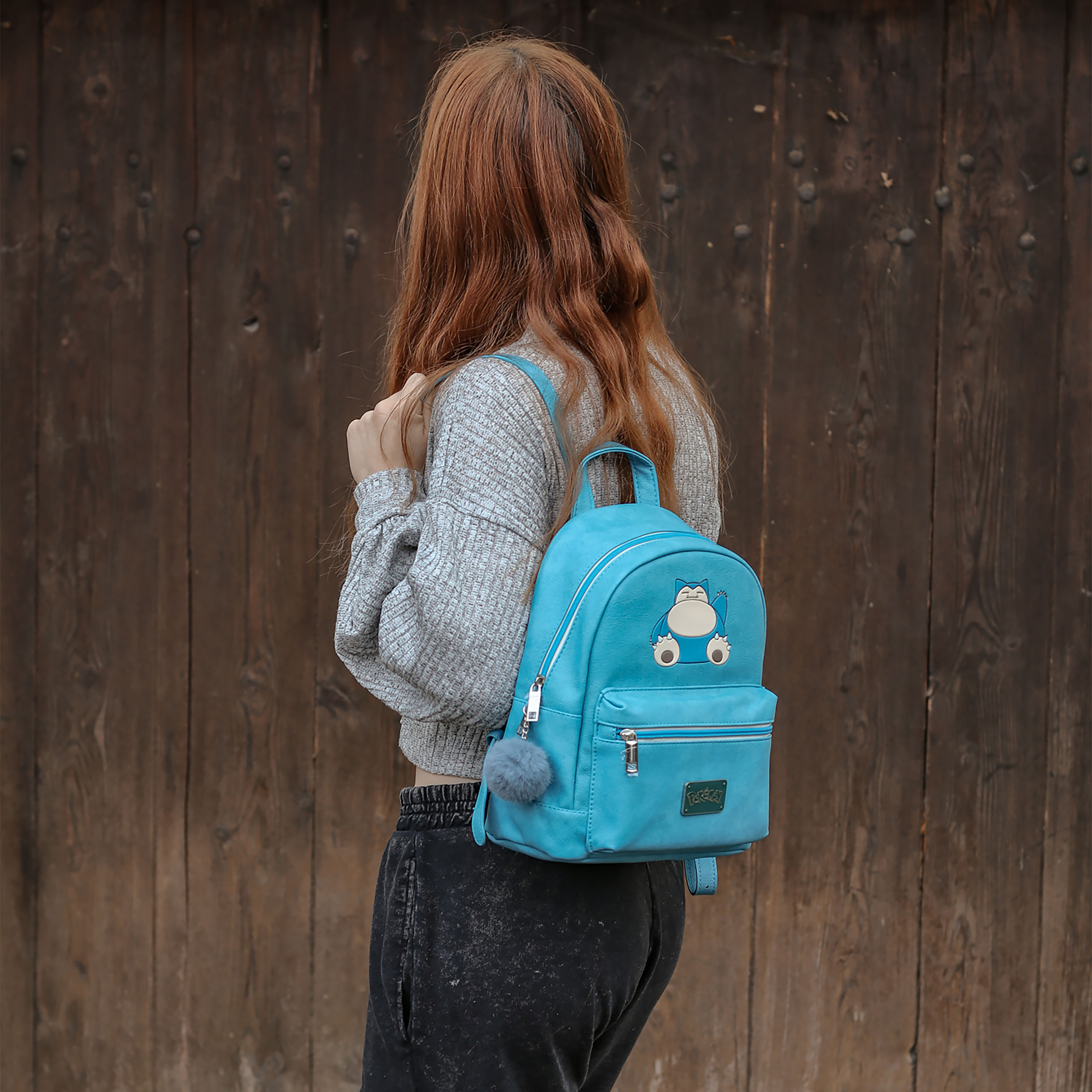 Pokemon - Sleeping Snorlax Mini Backpack Blue