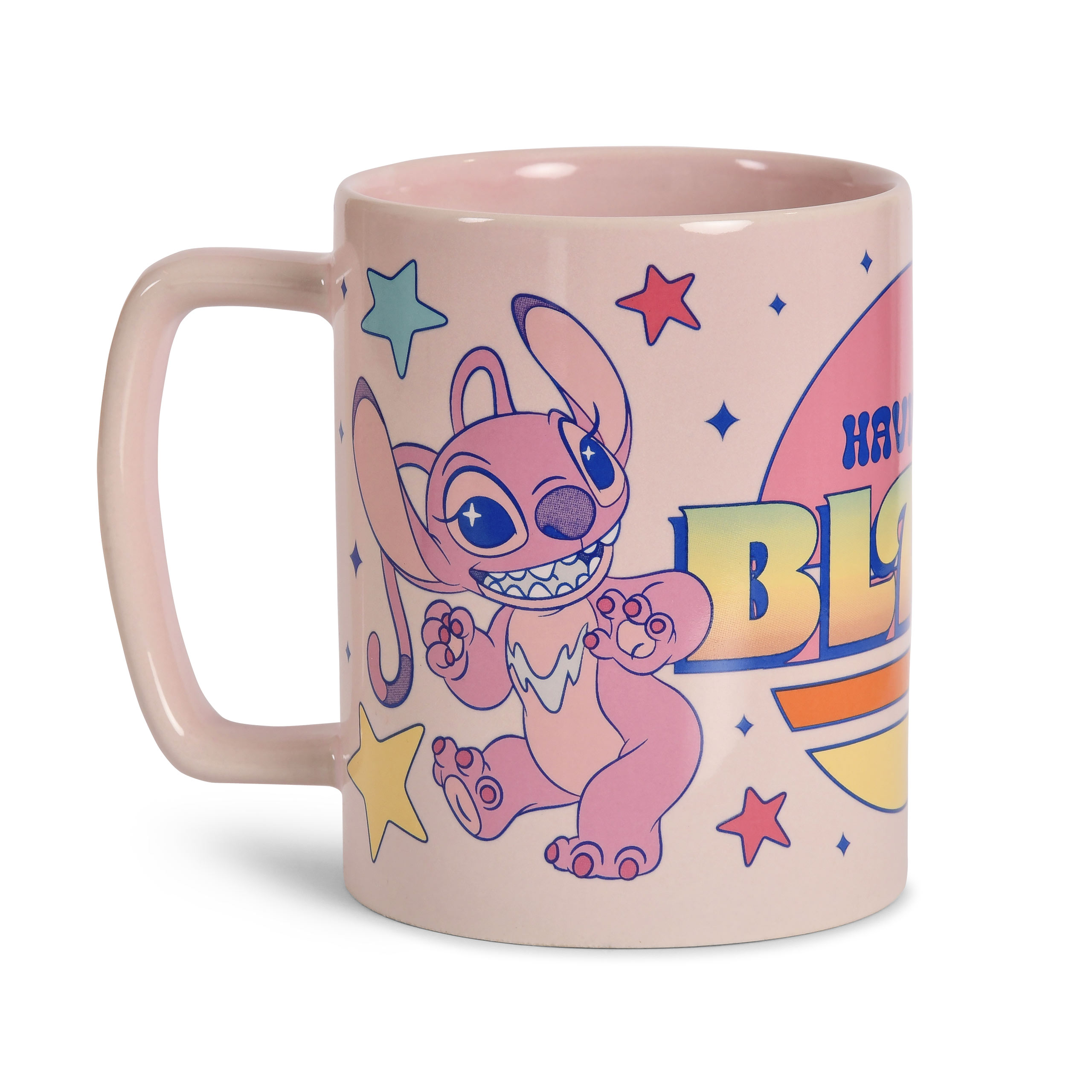Stitch en Angel Mok met Pluchen Overtrek - Lilo & Stitch