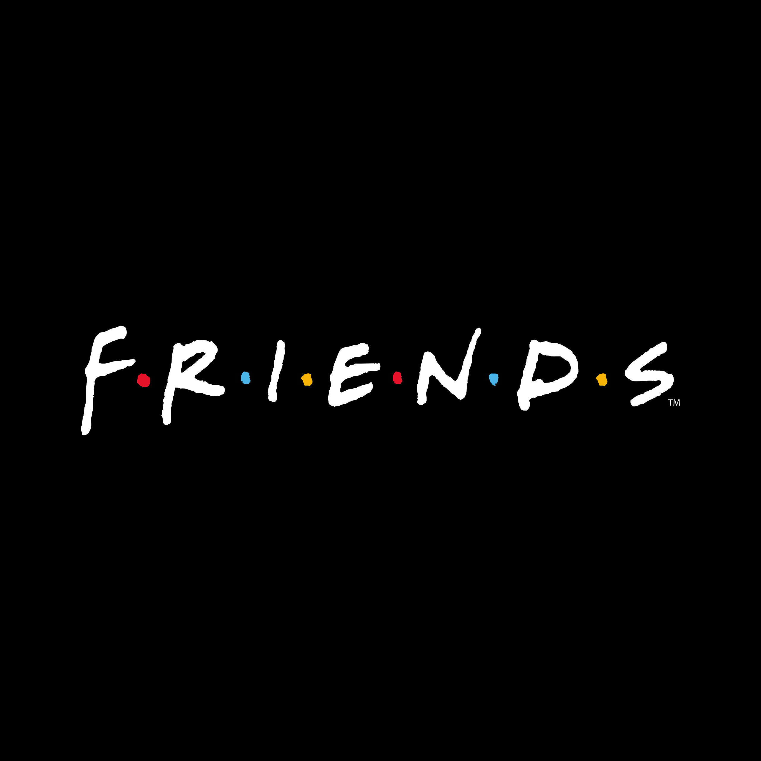 Friends - Logo T-Shirt noir