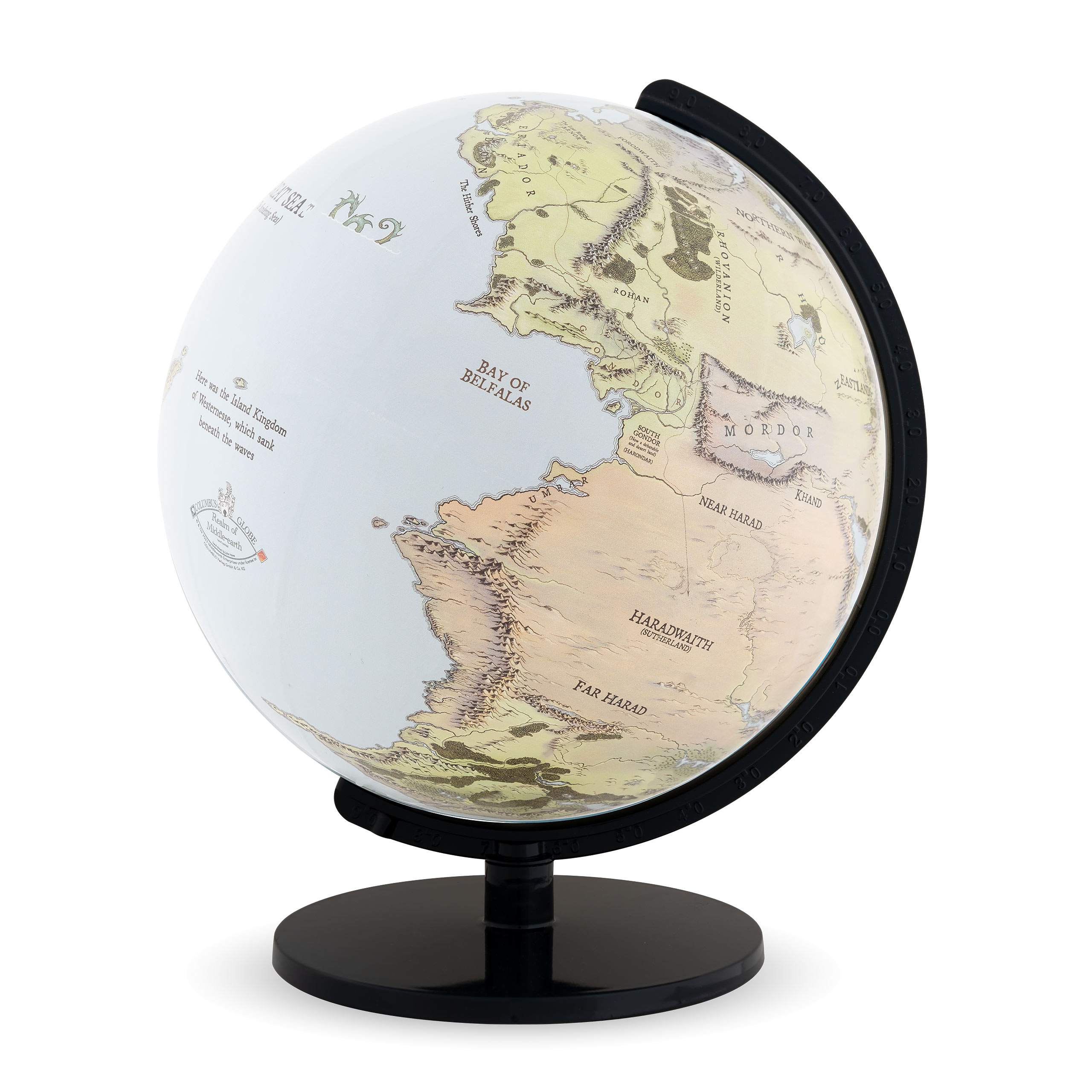 El Señor de los Anillos - Globo de la Tierra Media Terra con luz 26cm