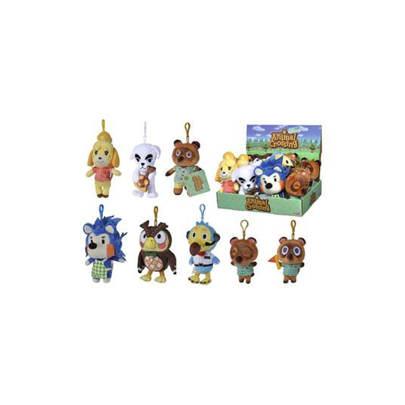Animal Crossing Llavero de Peluche Residents 15 cm Surtido (12)