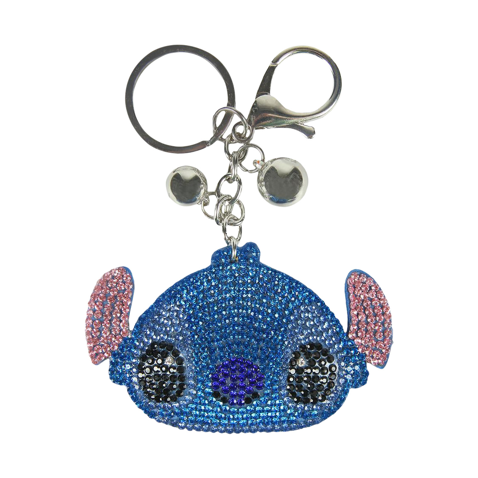 Lilo & Stitch - Stitch Face Glitter Keychain