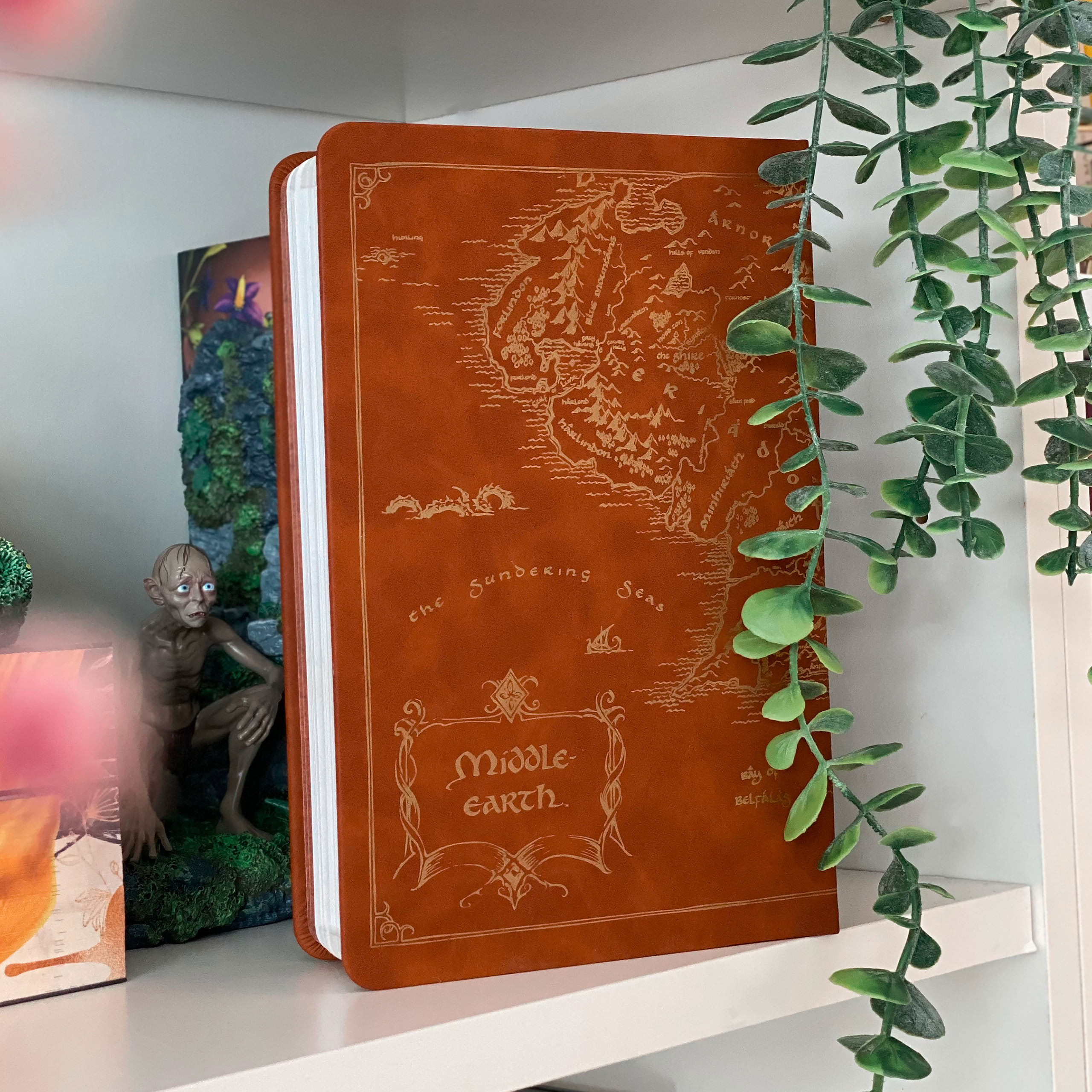 Sagan om Ringen - Midgård Karta Anteckningsbok