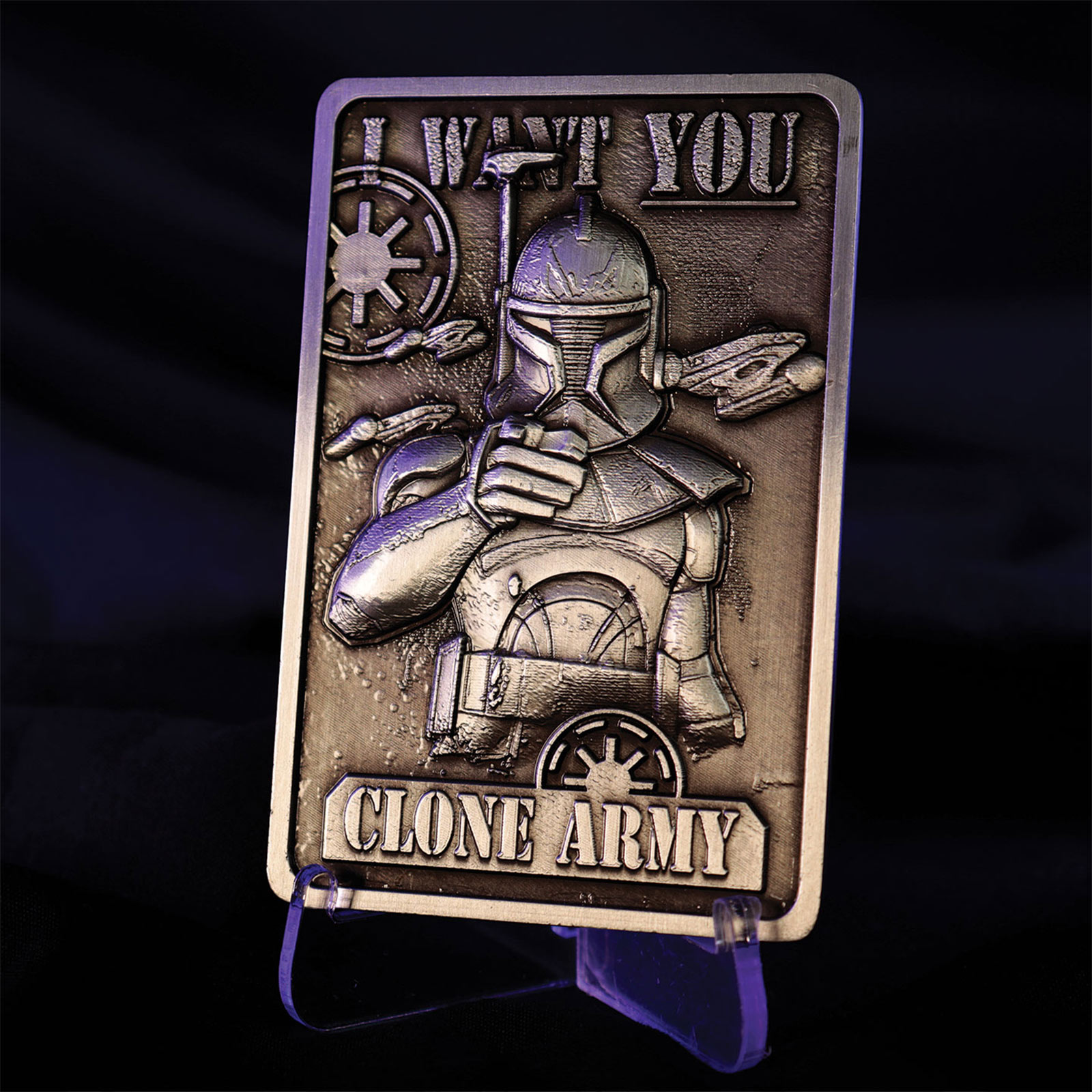 Star Wars - Réplique en métal de l'armée des clones Captain Rex Édition Limitée