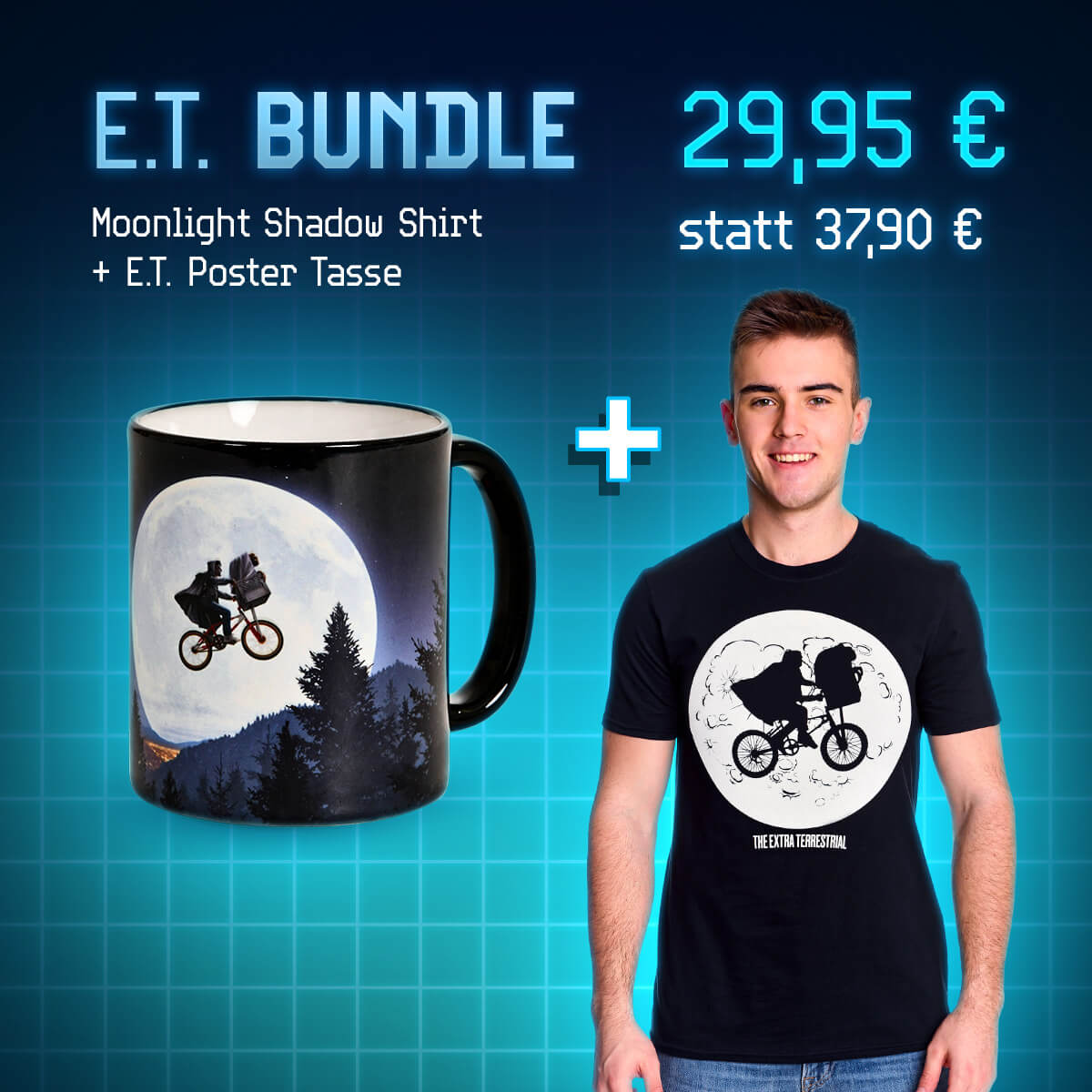 E.T. Bundle: Tasse und T-Shirt nur 29,95 EUR statt 37,90 EUR