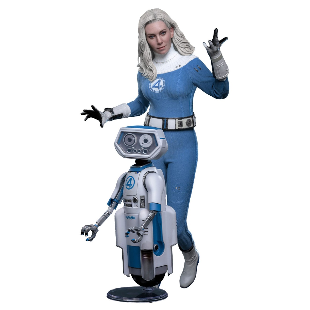 Les Quatre Fantastiques - Invisible Woman & H.E.R.B.I.E. coffret de figurines d’action Masterpiece 1:6