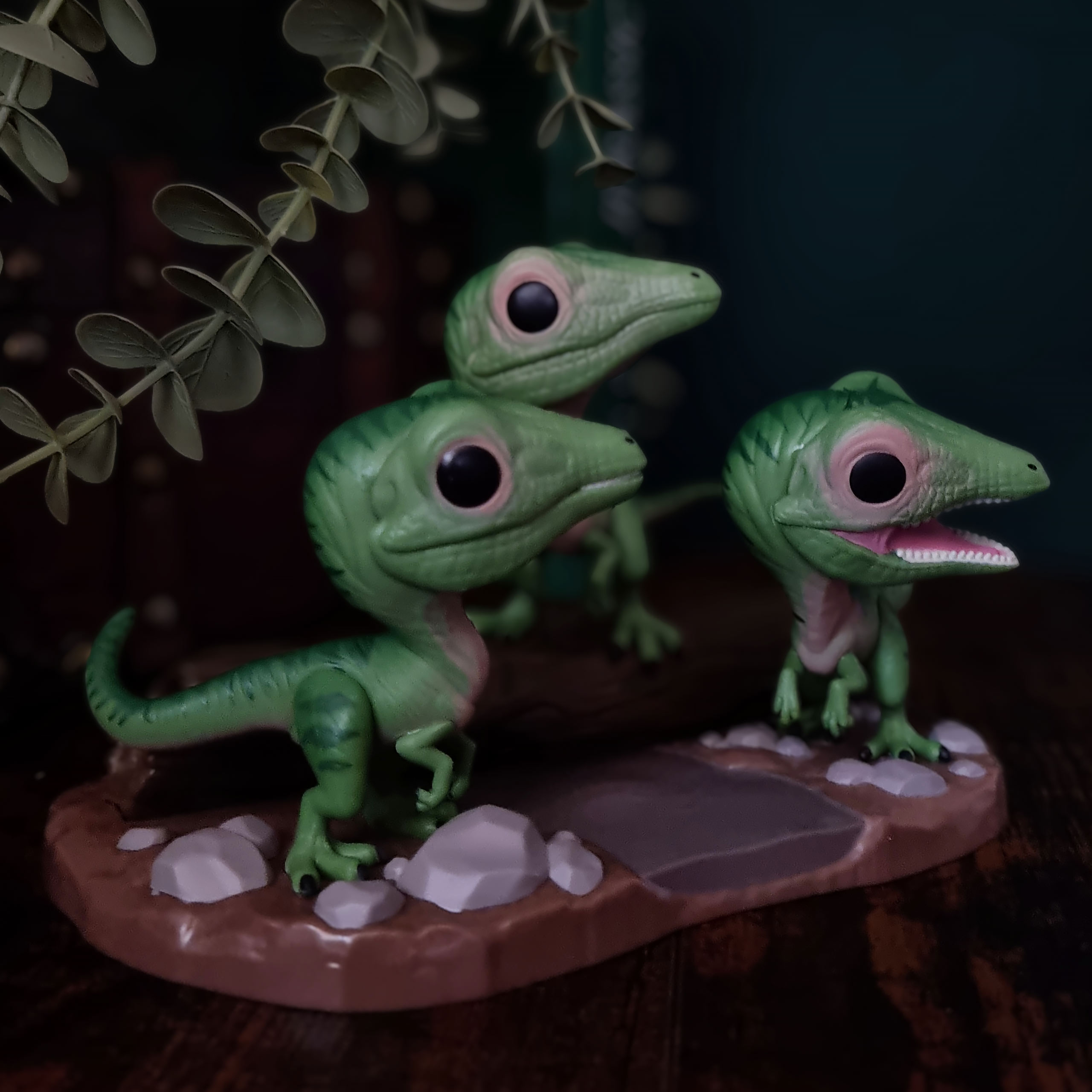Jurassic Park - Compsognathus Funko Pop Diorama Figur