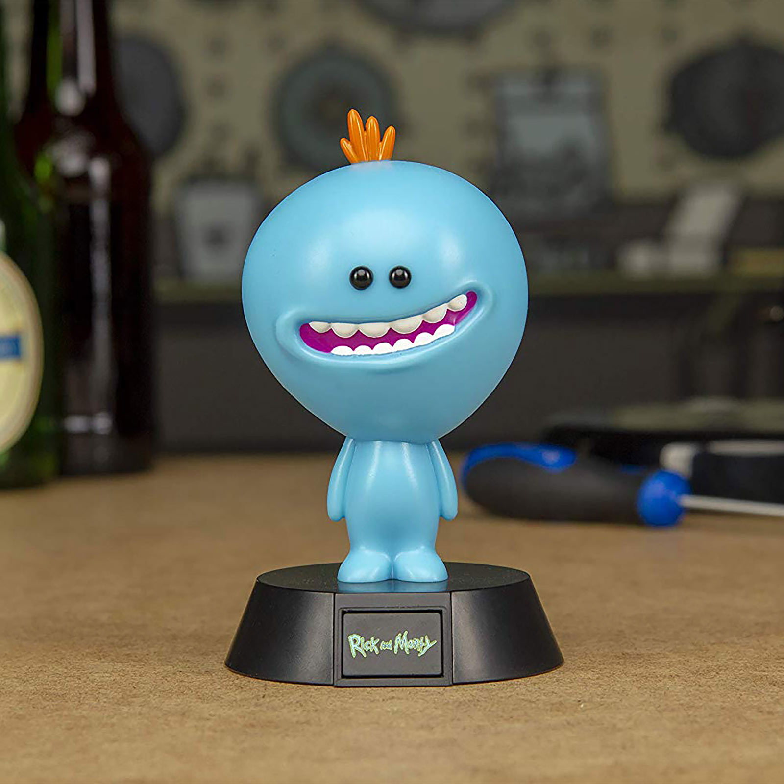 Rick and Morty - Mr. Meeseeks Icons 3D Tischlampe