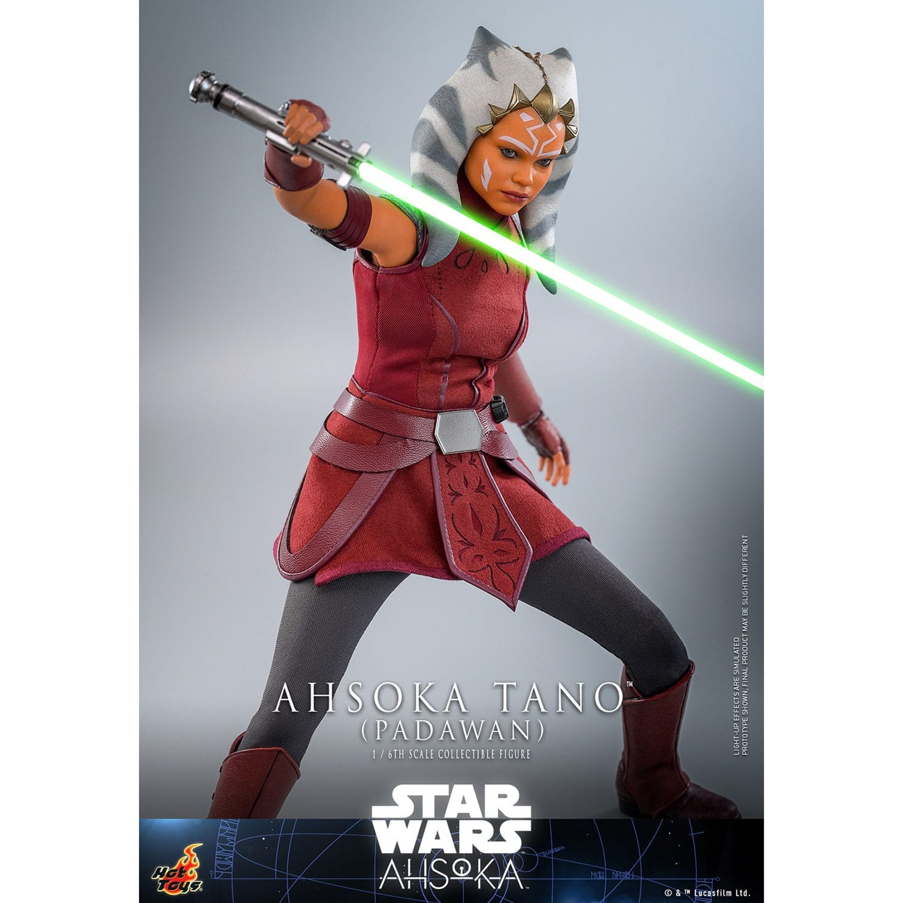 Star Wars: Ahsoka Figura de acción 1/6 Ahsoka Tano (Padawan) 27 cm