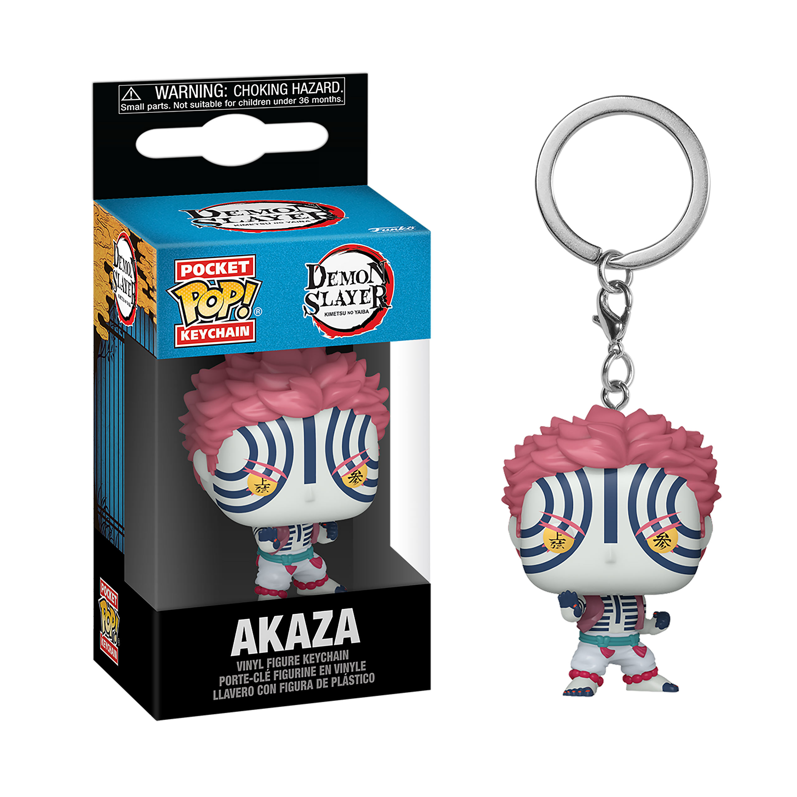 Demon Slayer - Akaza Funko Pop Schlüsselanhänger