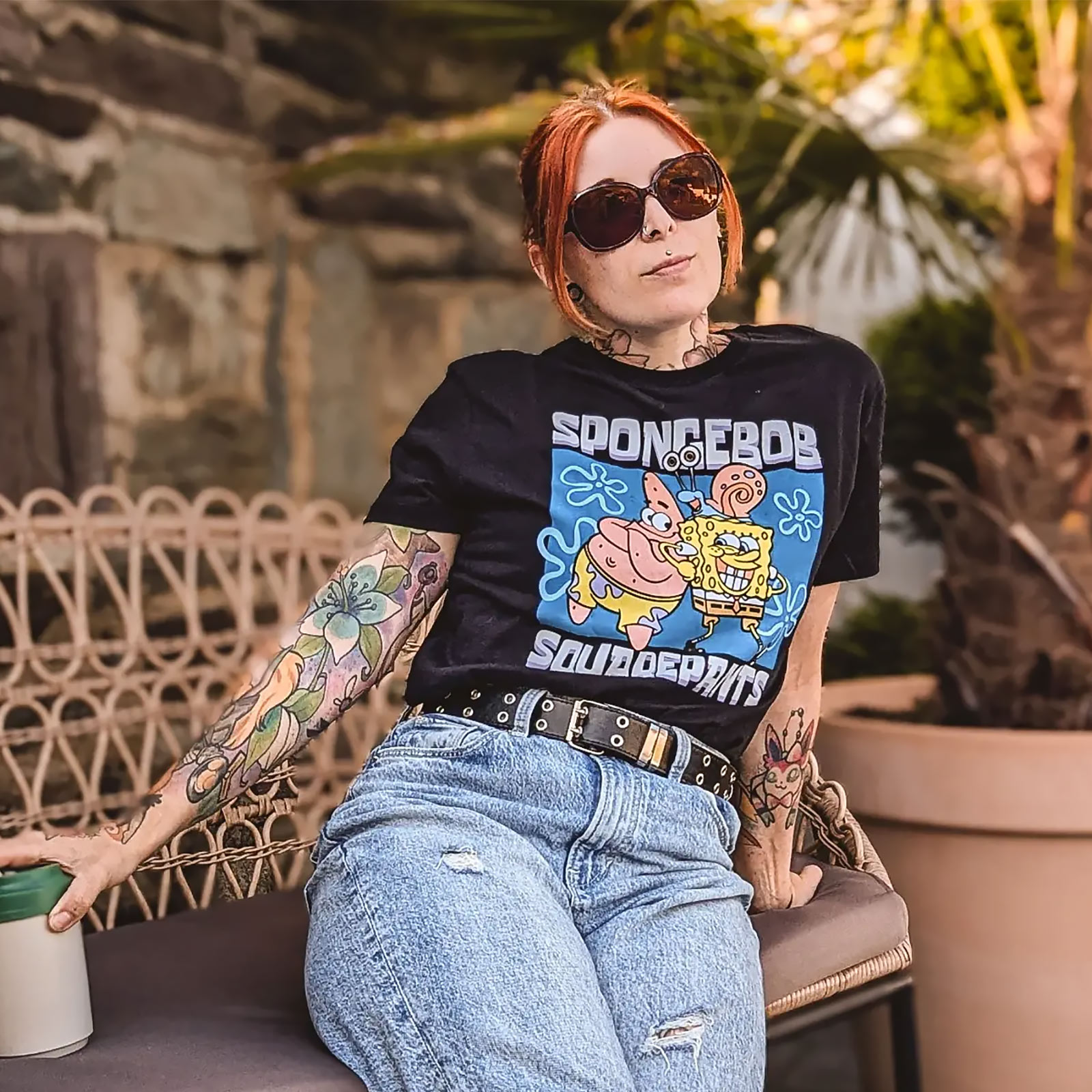 SpongeBob - Friends T-Shirt schwarz