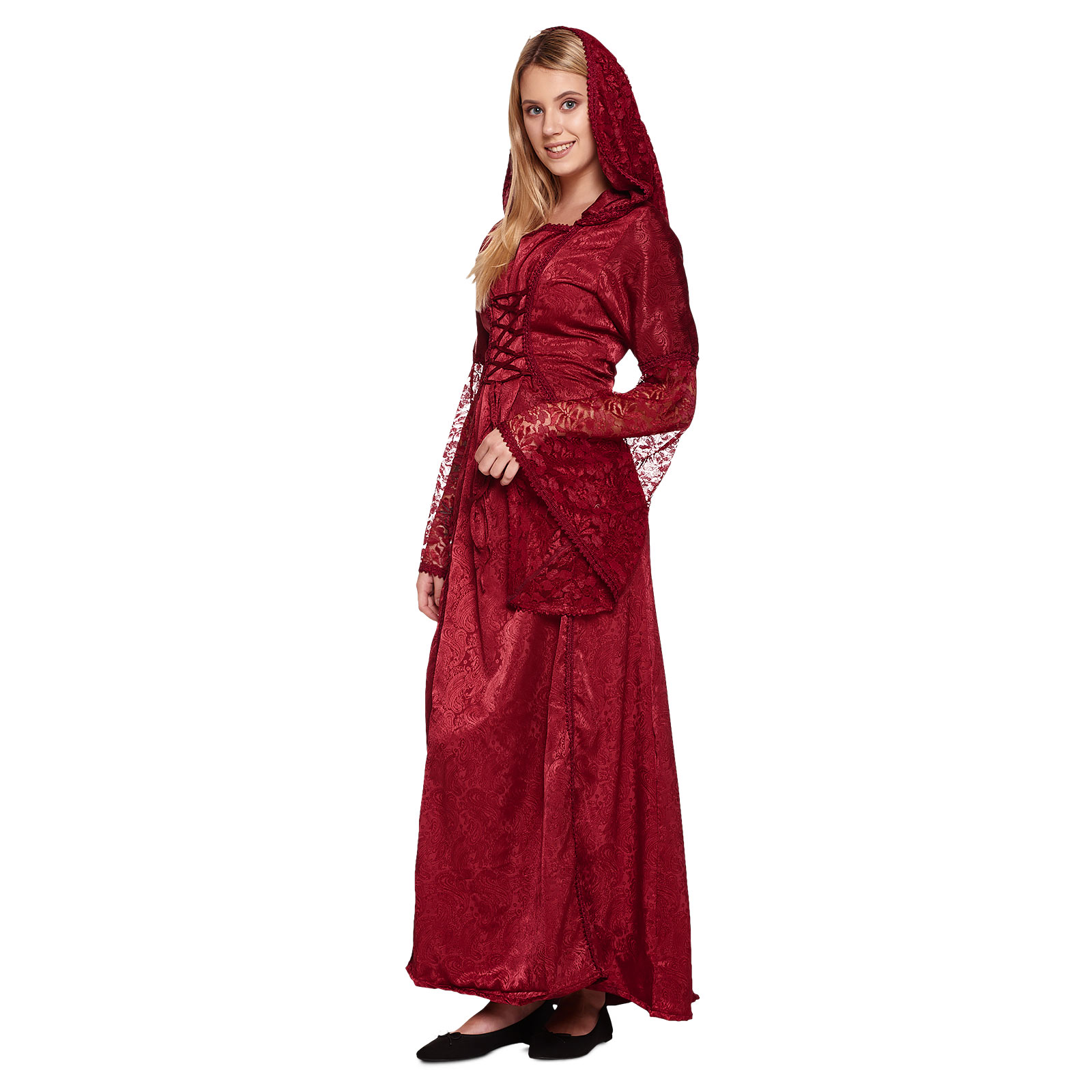 Robe médiévale Marianna rouge