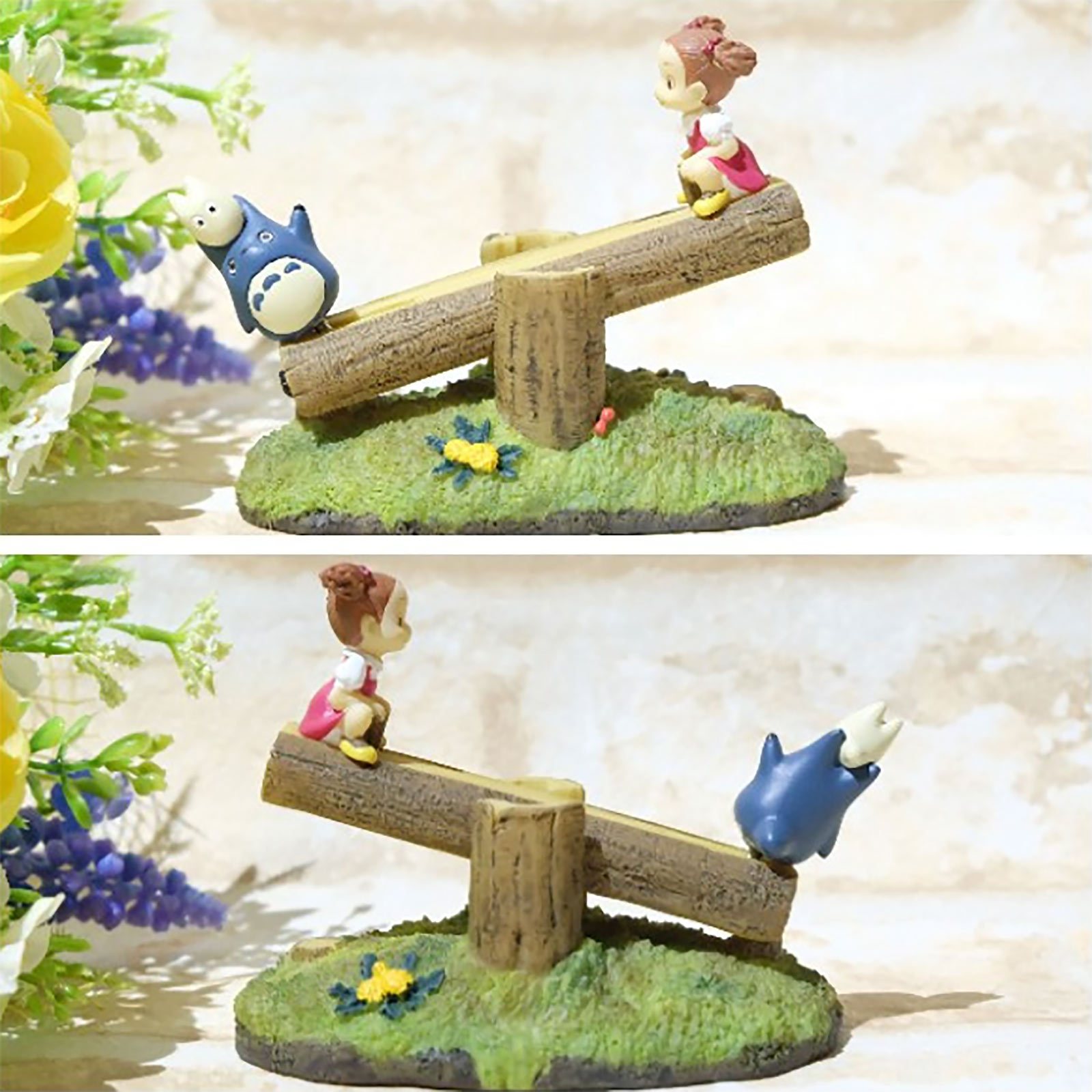 Totoro - Mei und Totoros auf Wippe Figur