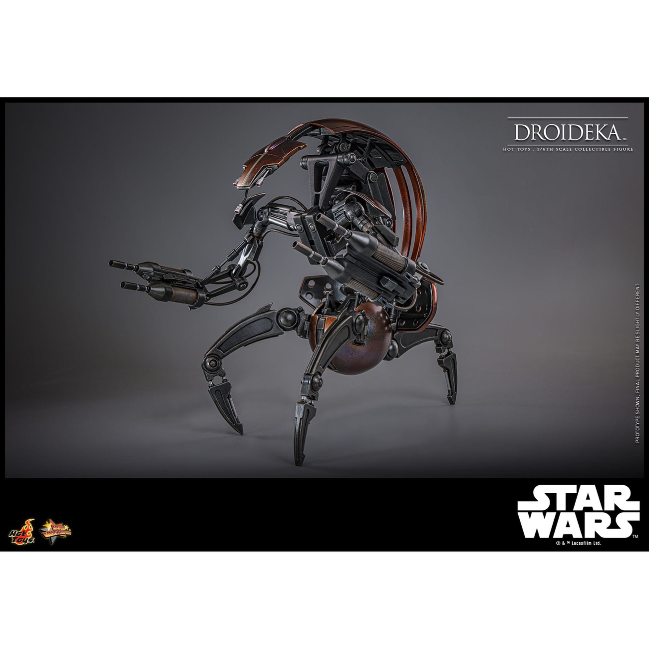Star Wars Episodio I Movie Masterpiece Action Figure 1/6 Droideka 27 cm