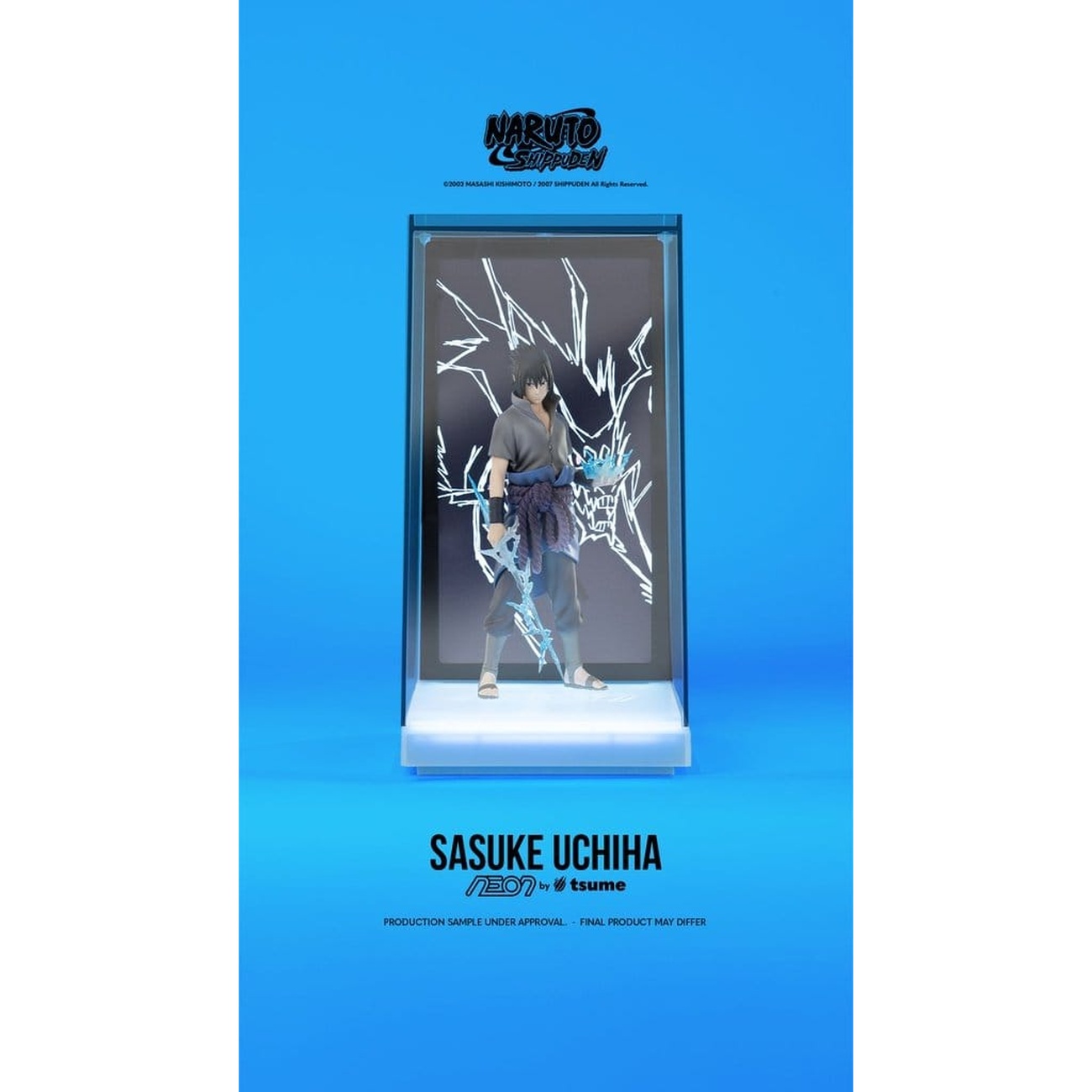 Naruto - Sasuke Uchiha Neonfigur 1:9