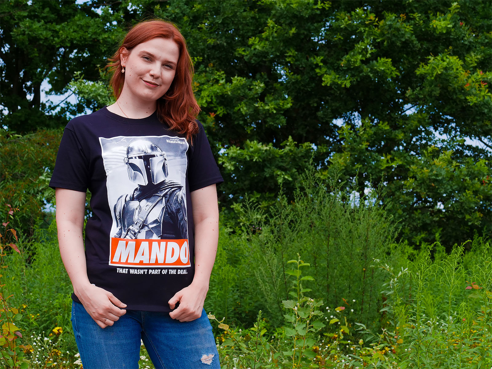 Mando T-Shirt schwarz - Star Wars The Mandalorian