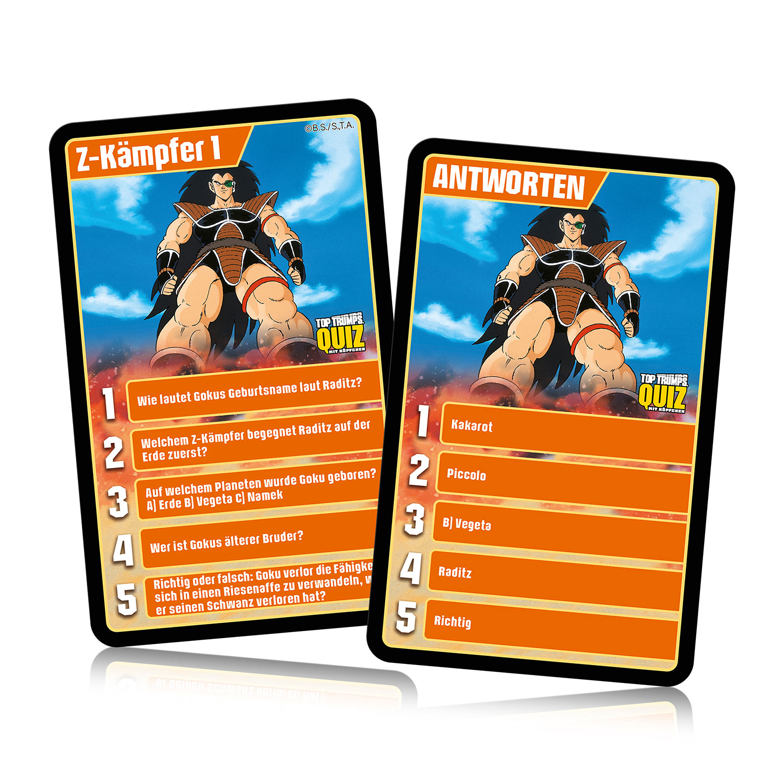 Dragon Ball Z - Top Trumps Quiz