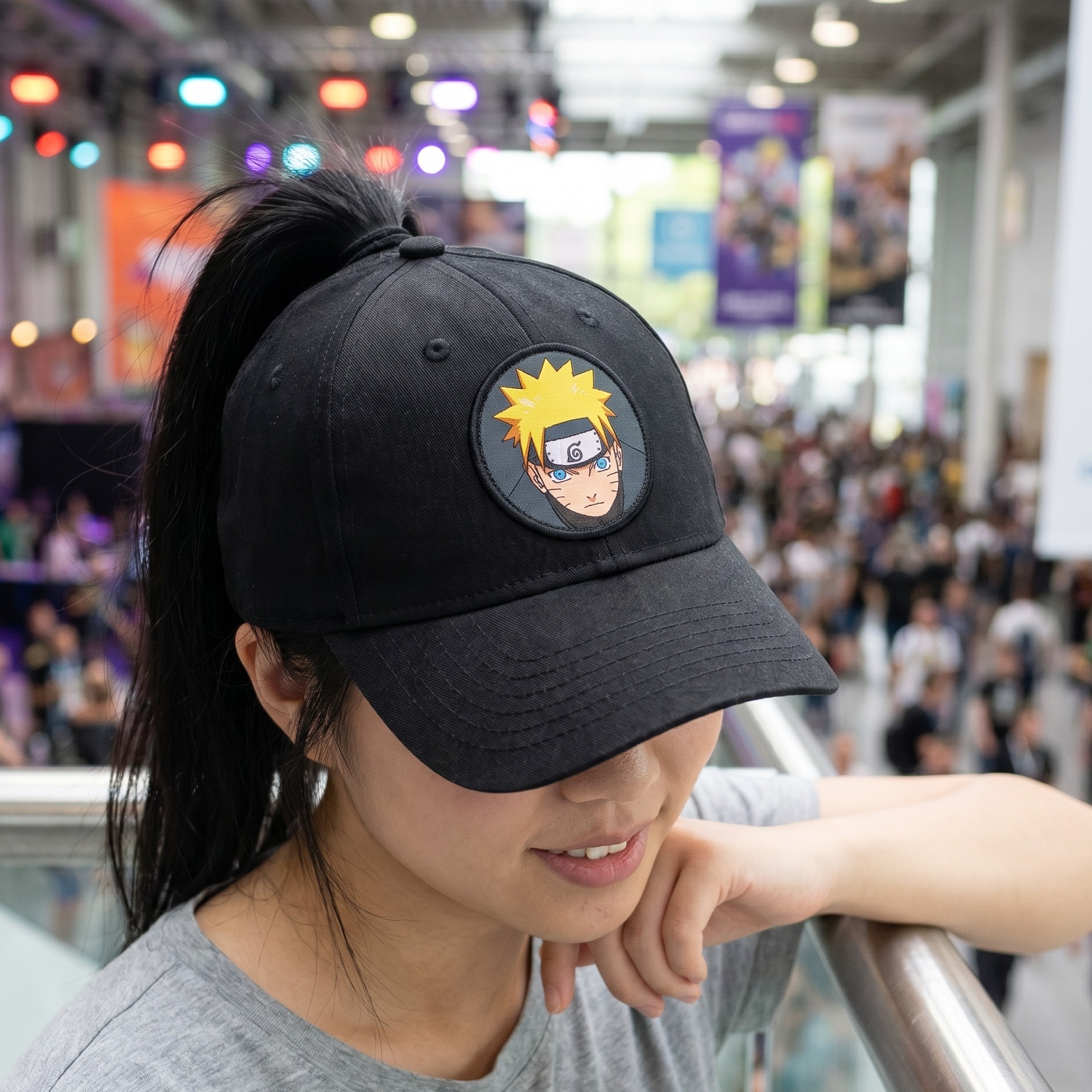 Gorra Naruto Shippuden negra