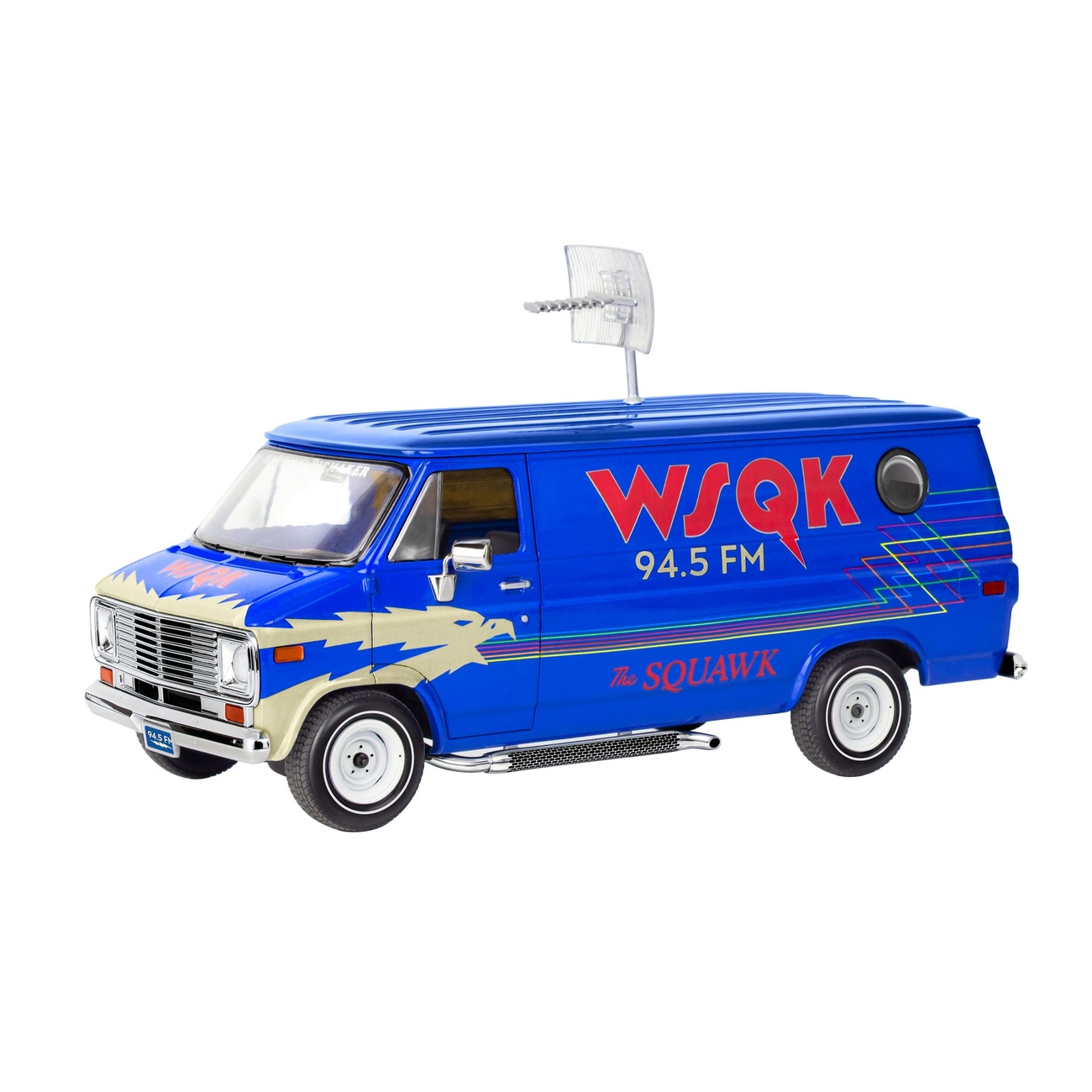 Stranger Things Model Kit 1/25 Squawk Van (Aqua Color) 21 cm