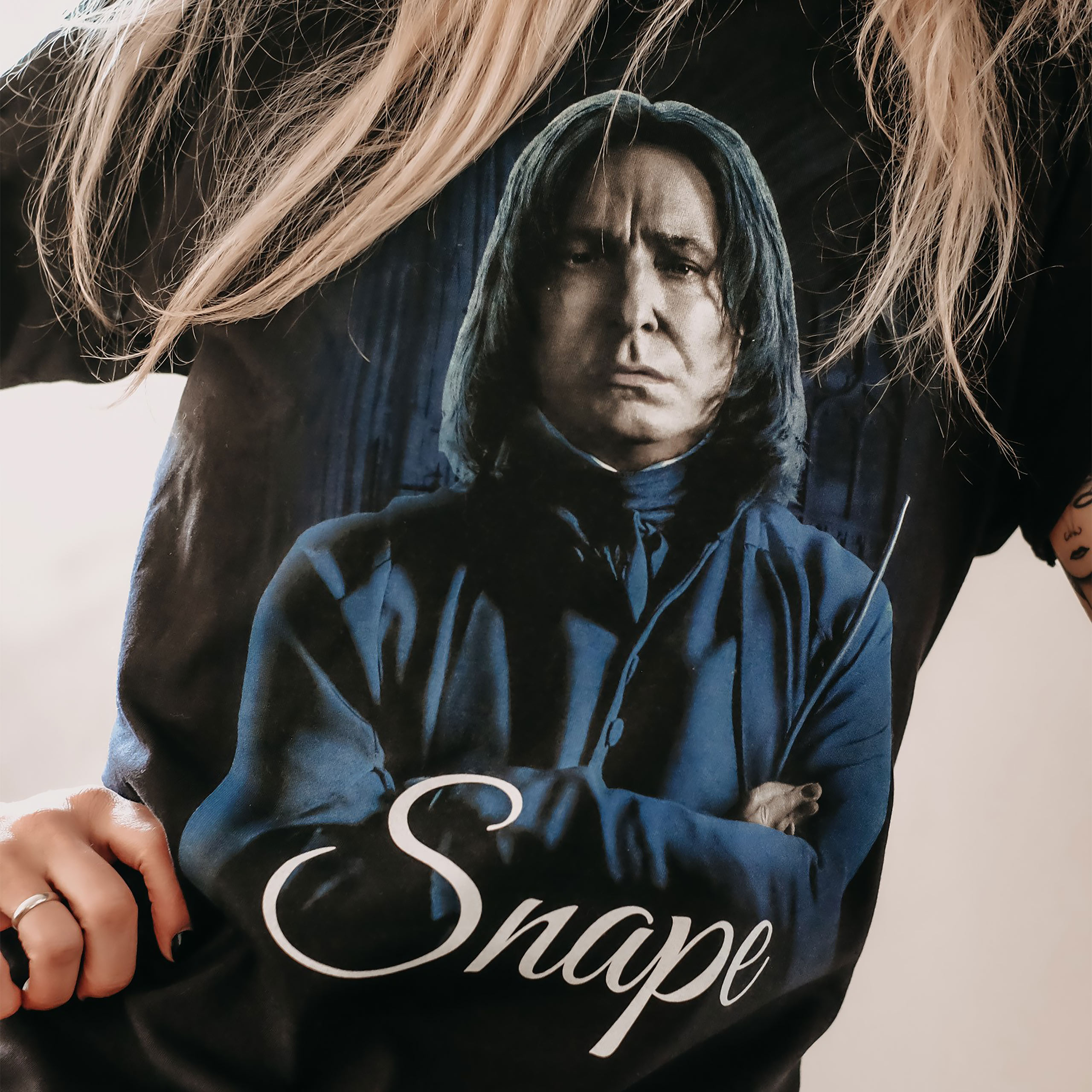 Camiseta negra de Severus Snape - Harry Potter