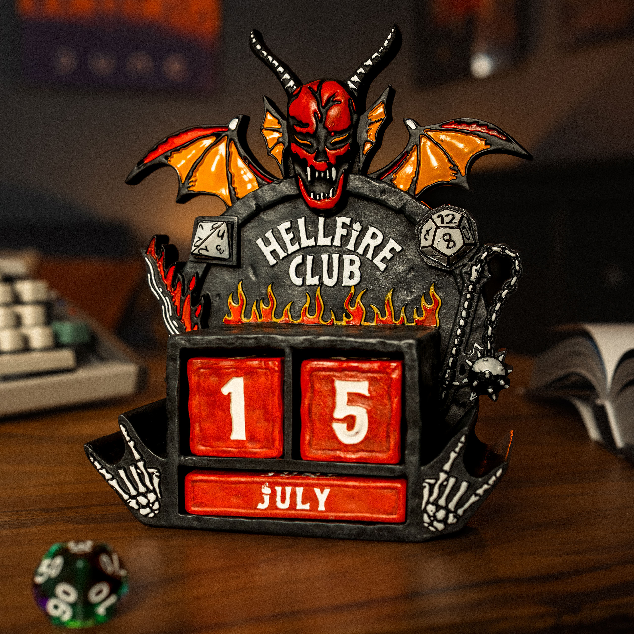 Stranger Things - Calendario perpetuo 3D Hellfire Club