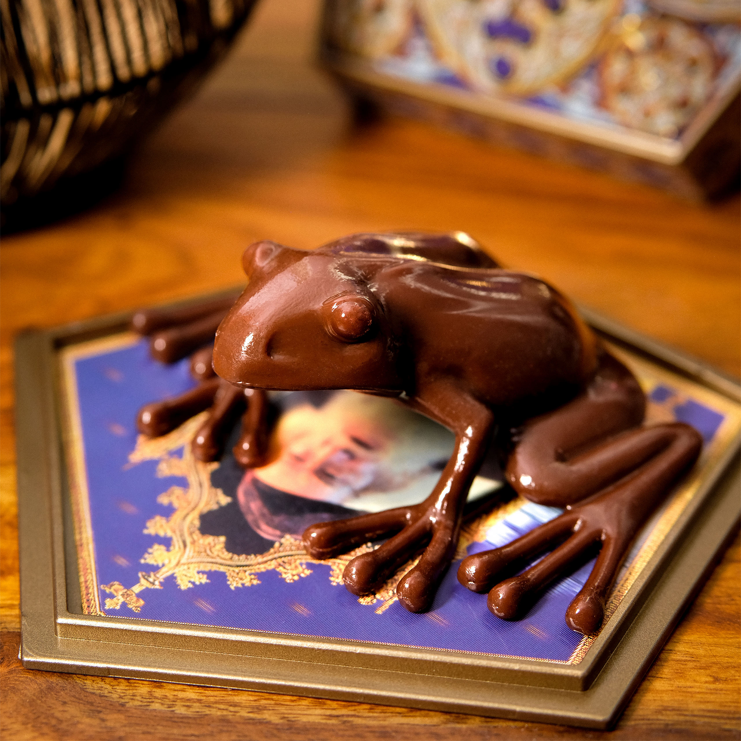 Chocolade Kikker Figuur met Verzamelkaart - Harry Potter Replica