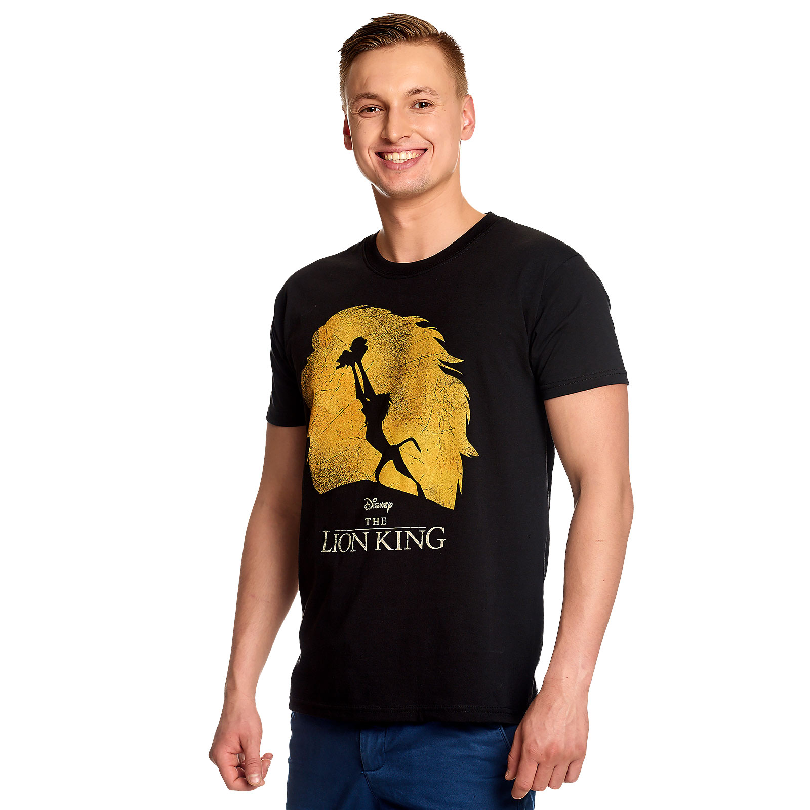 De Leeuwenkoning - Silhouet T-shirt zwart