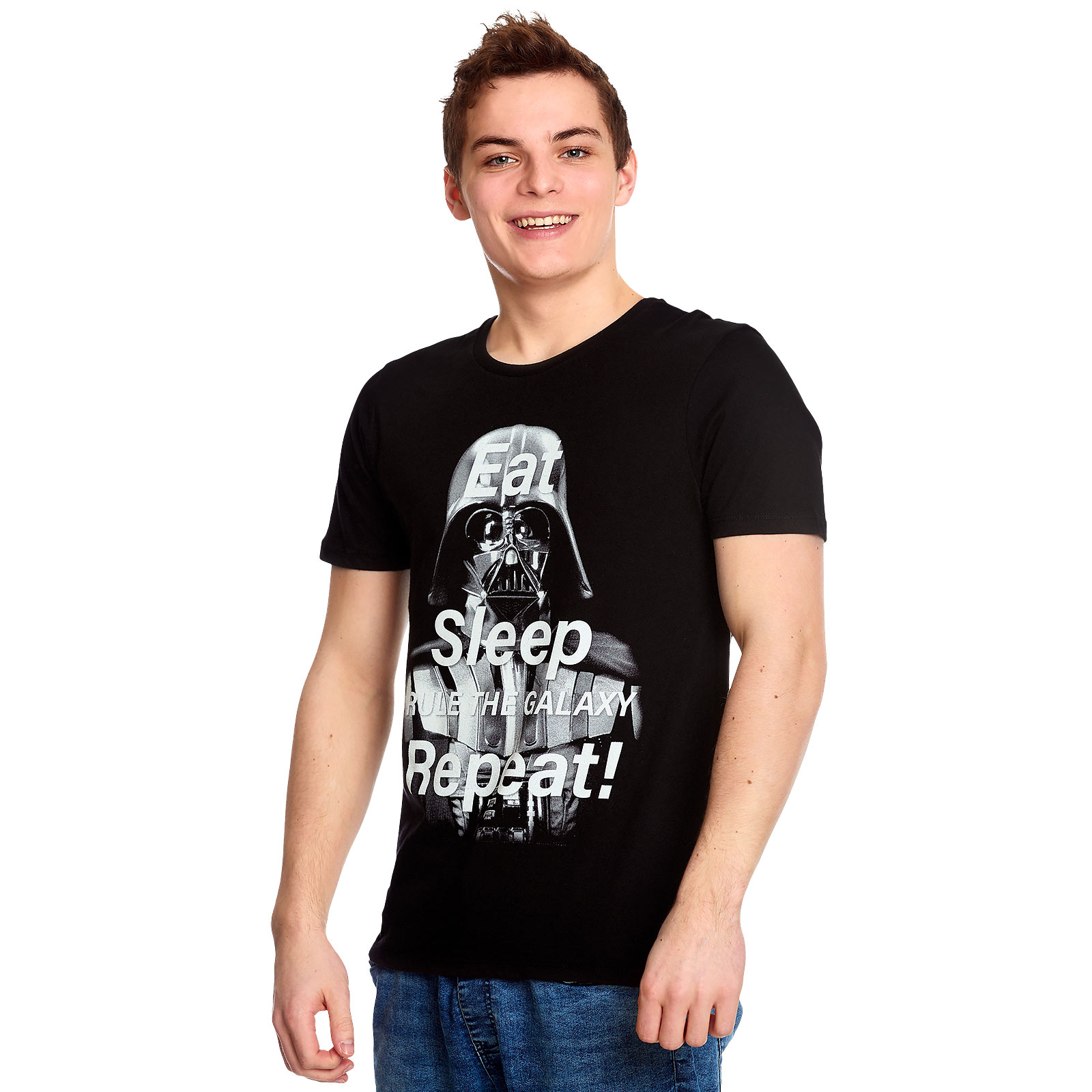 Star Wars - T-shirt quotidien Darth Vader noir