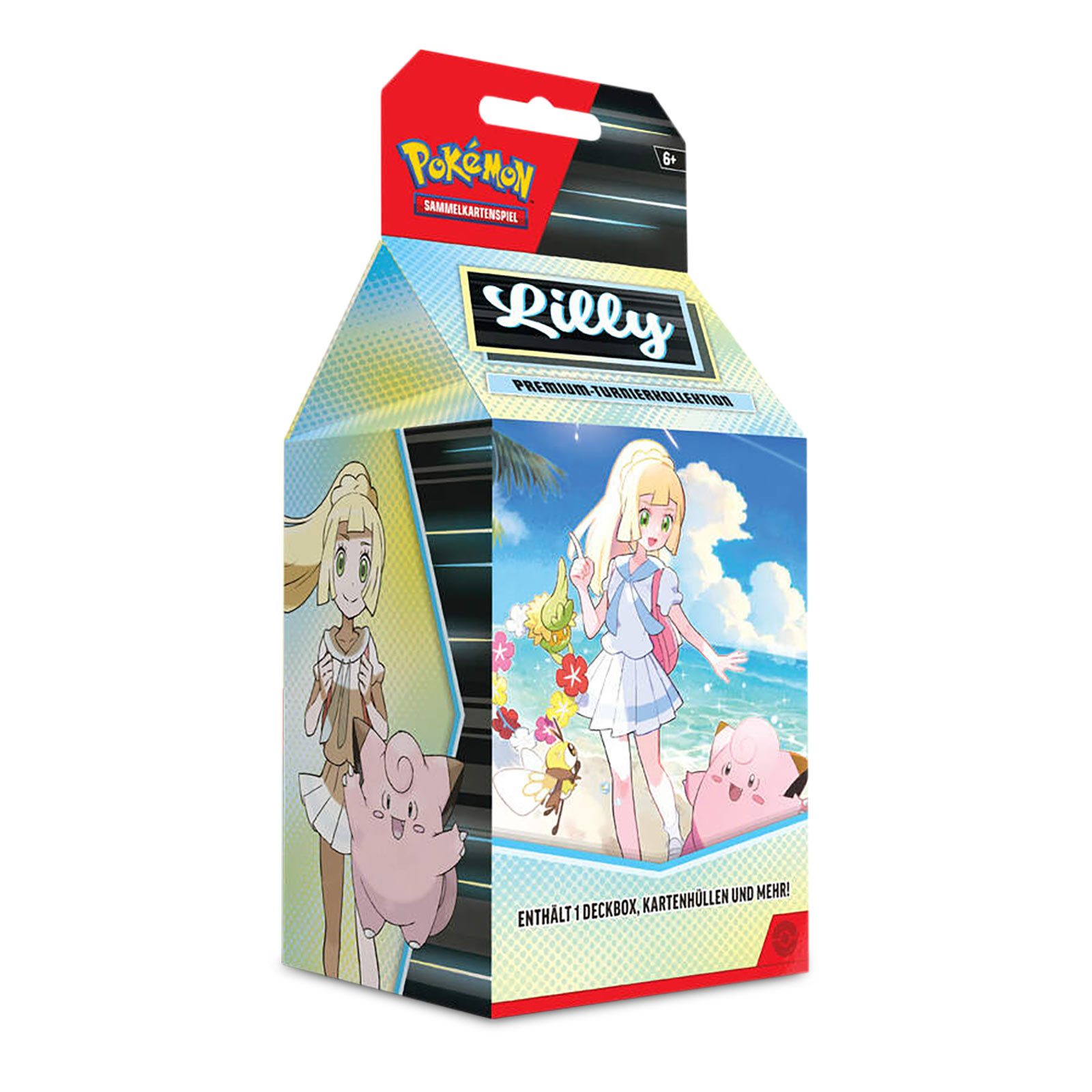 Pokemon - Caja de Cartas Coleccionables Lilly Premium Torneo