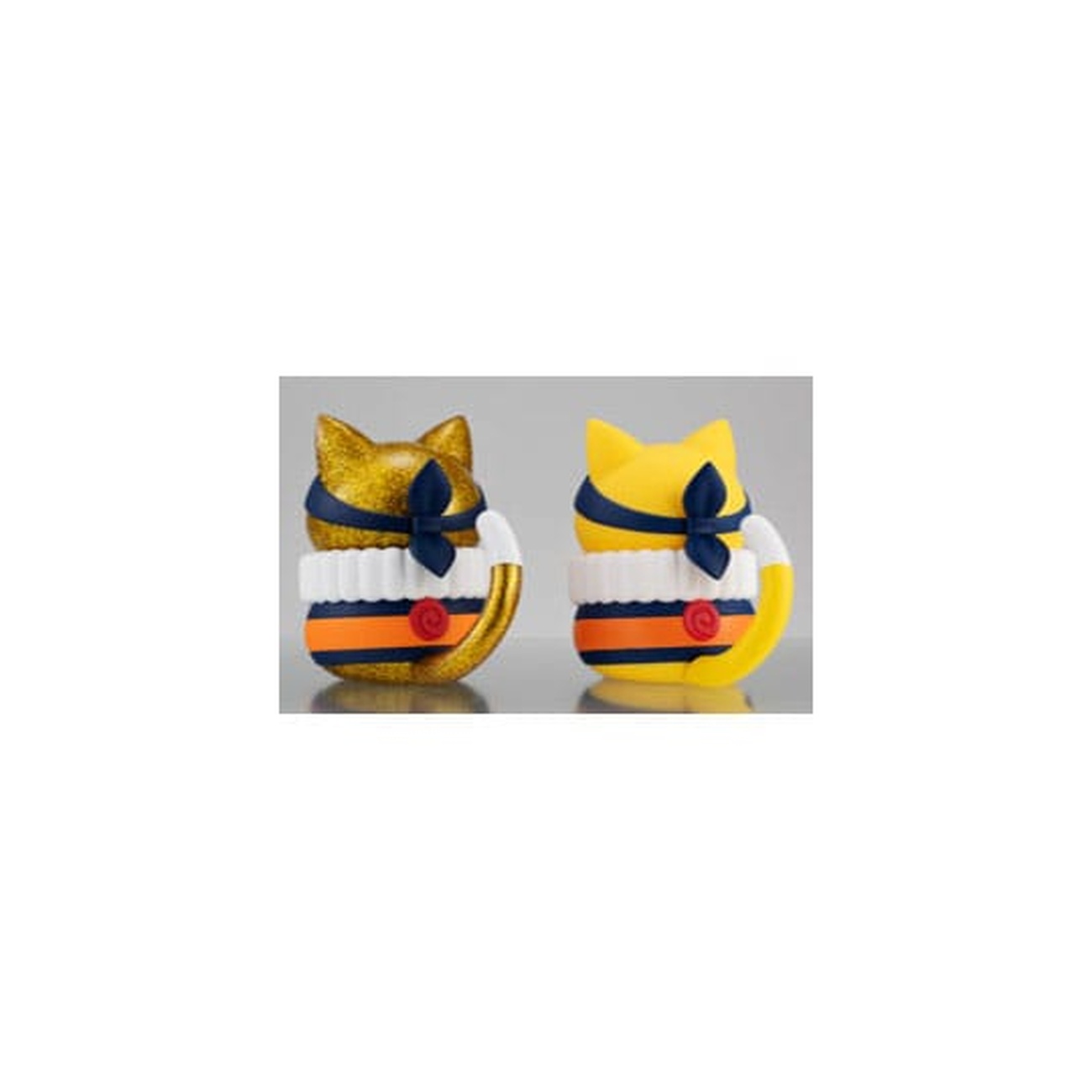 Naruto Shippuden Mega Cat Project Nyanto! Figura coleccionable Giant Nyaruto Series Naruto Uzumaki Gold Ver. 10 cm