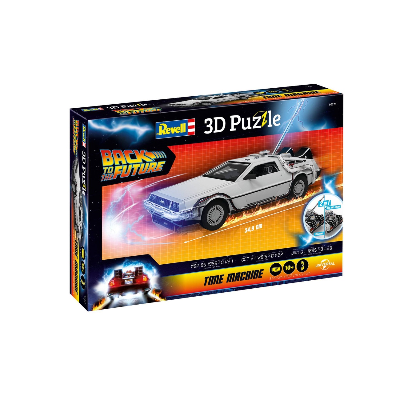 Retour vers le futur Puzzle 3D Time Machine