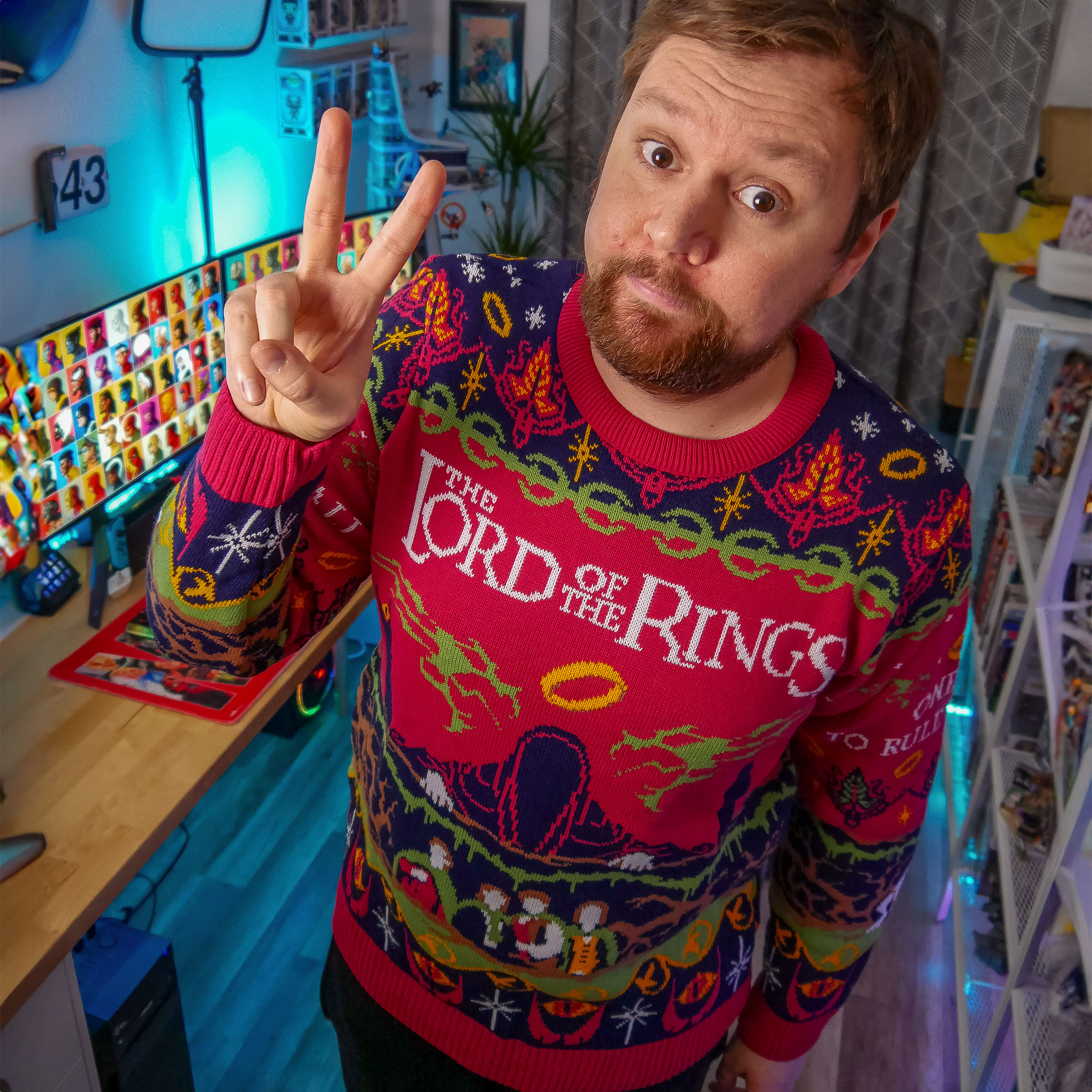 Lord of the Rings - One Ring To Rule Them All Knitted Sweater