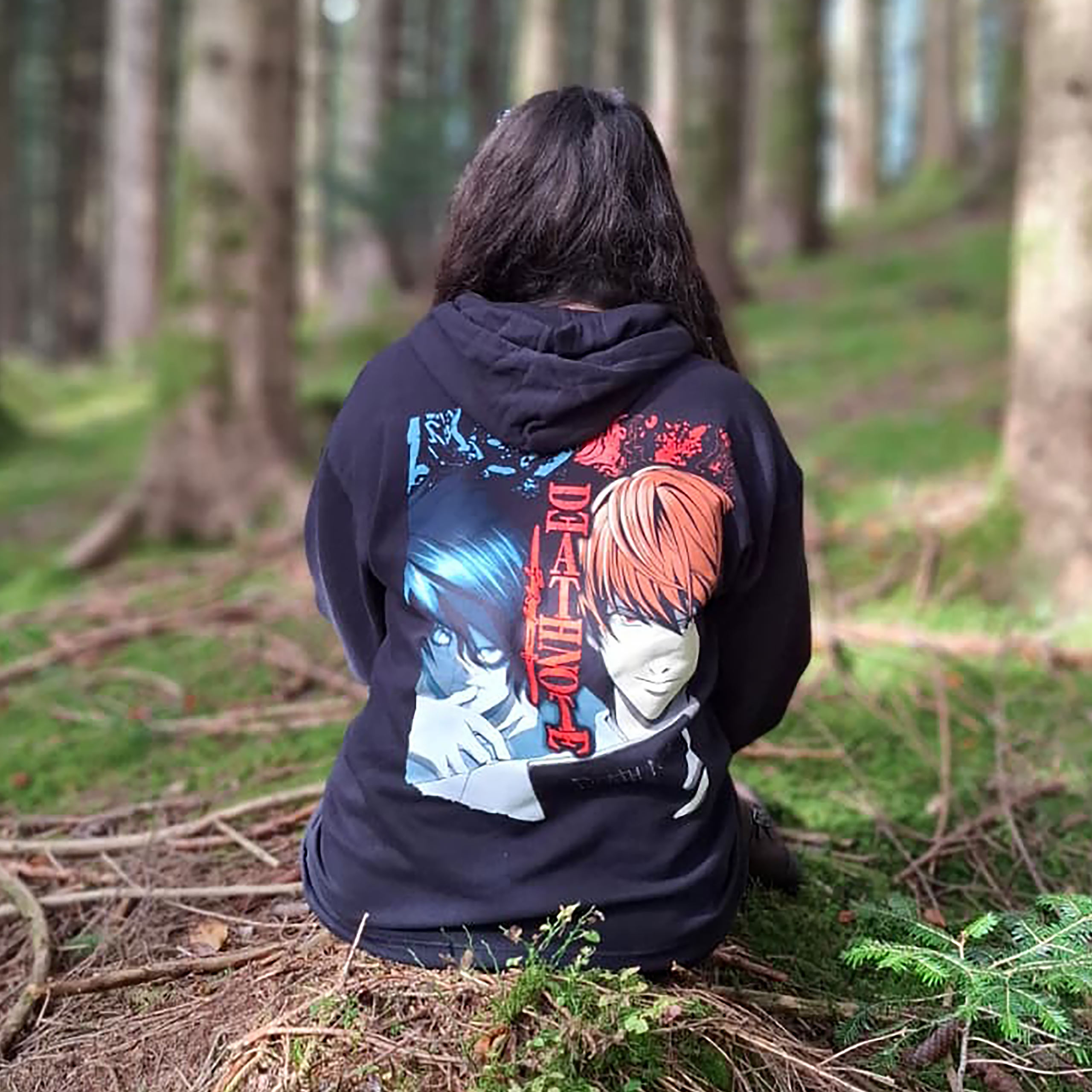 Death Note - Bluza z kapturem Paranormal czarna