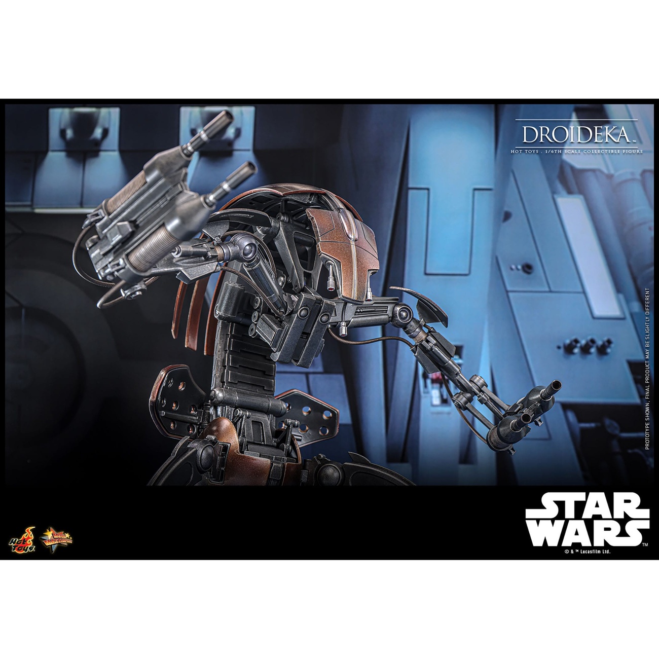 Star Wars Episodio I Movie Masterpiece Action Figure 1/6 Droideka 27 cm