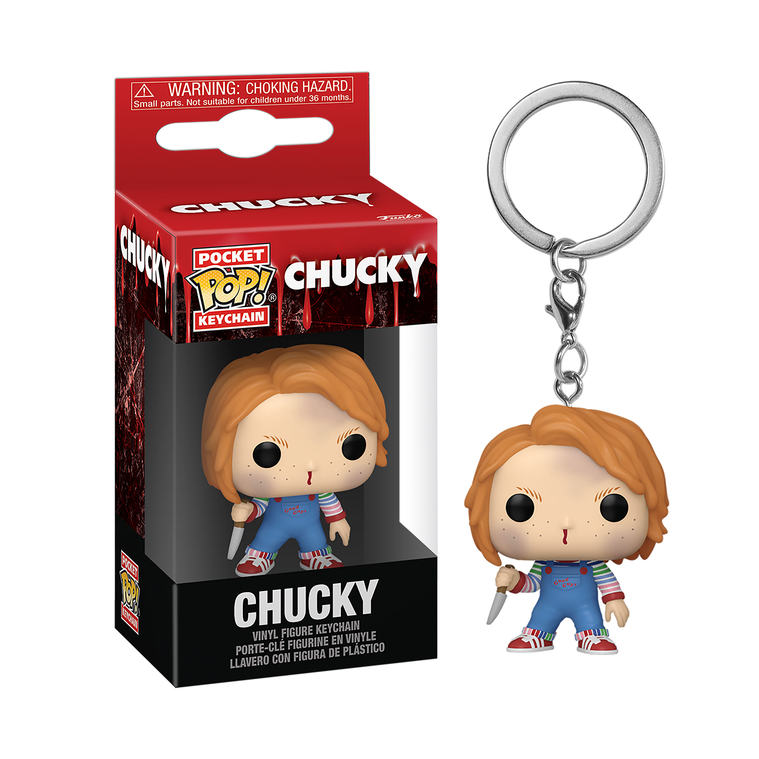Chucky - Brelok Funko Pop Pokaleczony Chucky