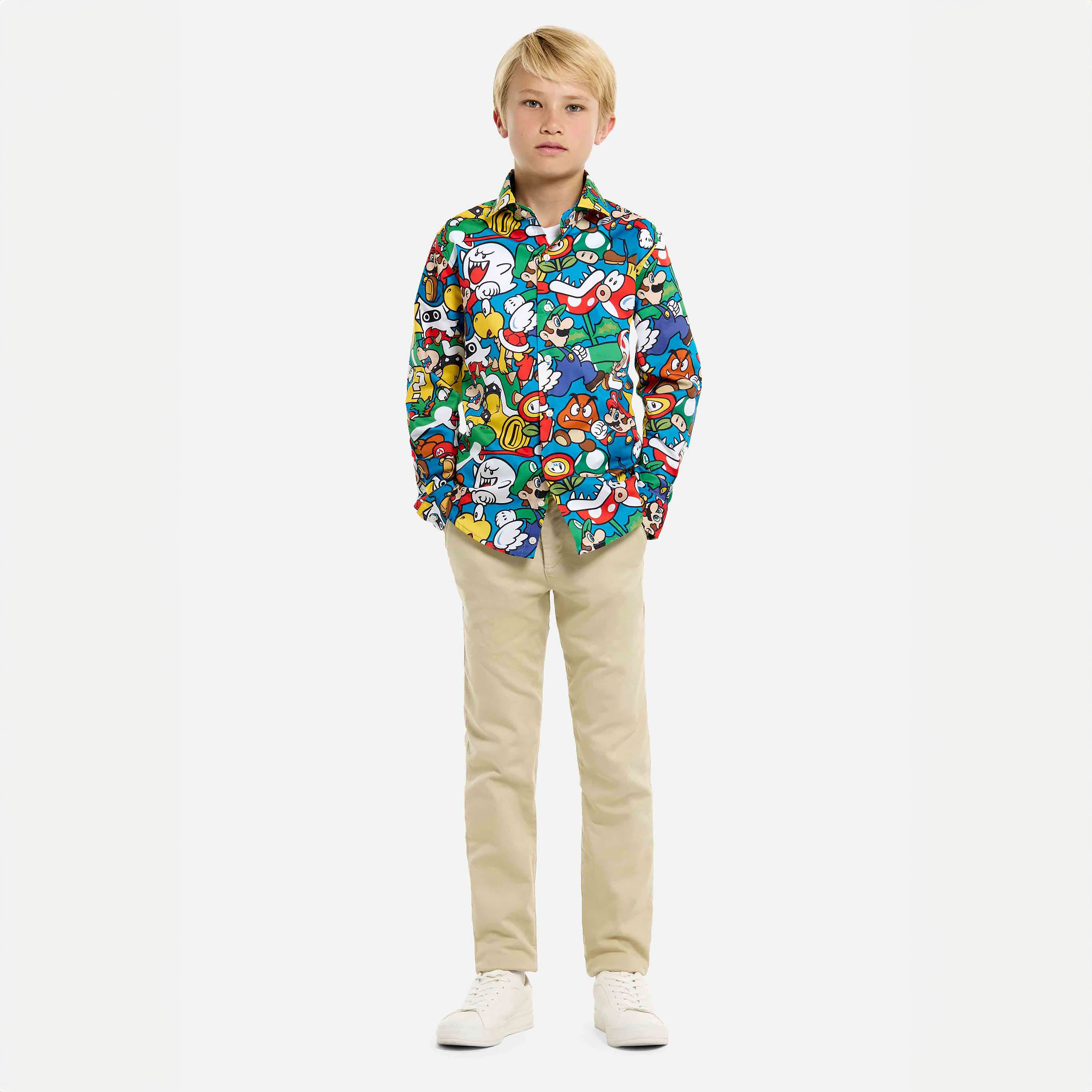 Super Mario - Chemise personnages pour enfants