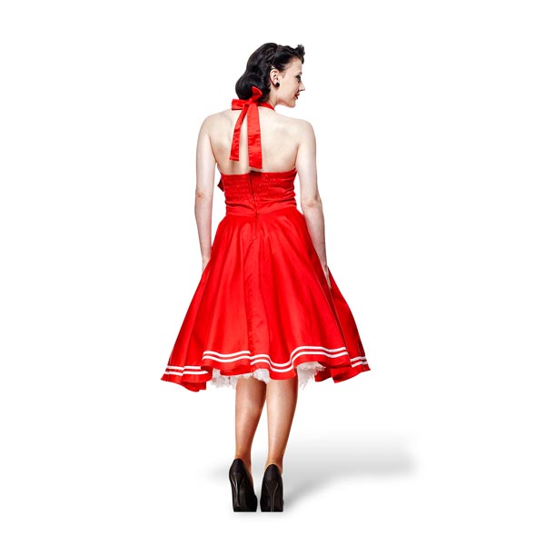 Rockabilly Dress Motley red