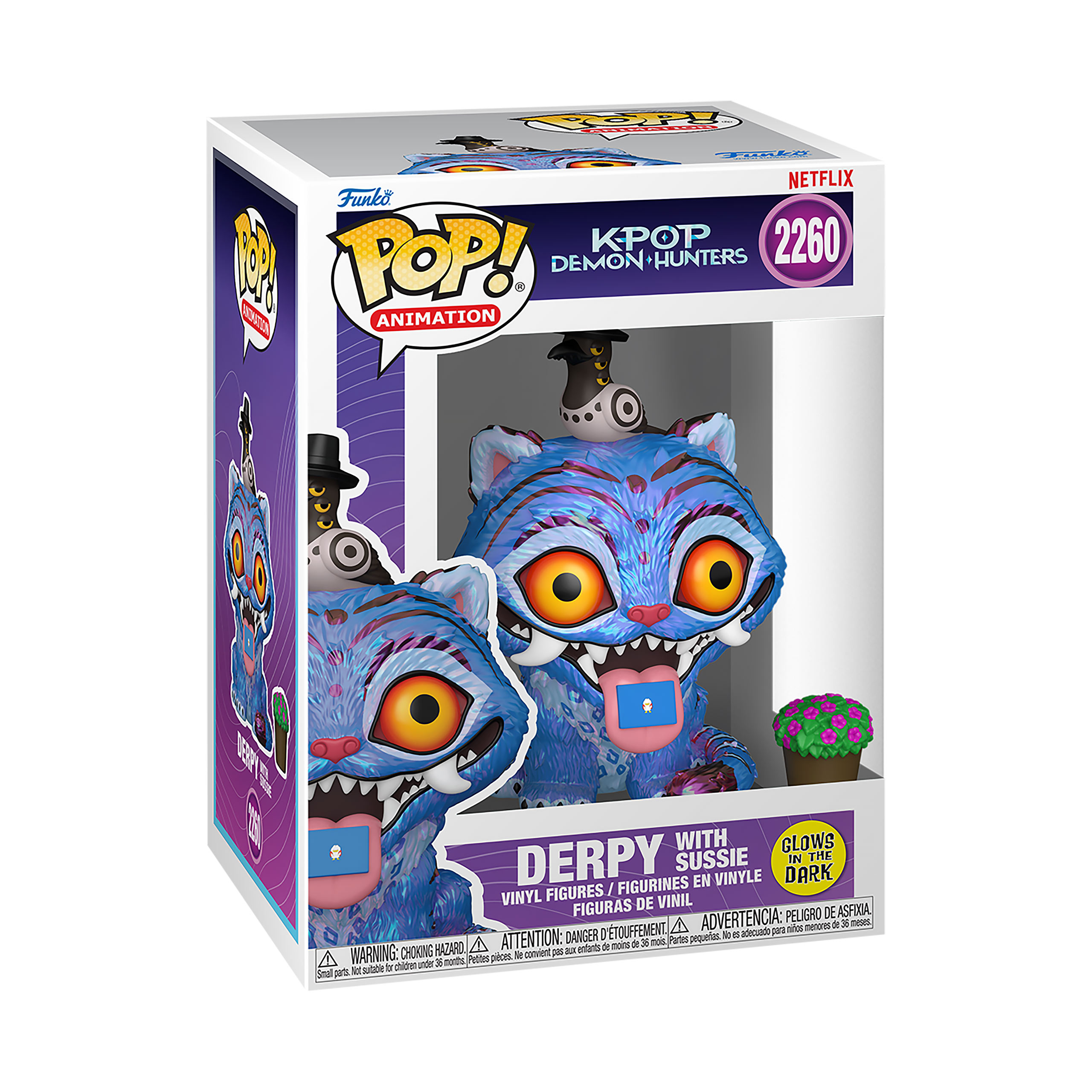 KPop Demon Hunters - Derpy con Sussie figura Funko Pop que brilla en la oscuridad