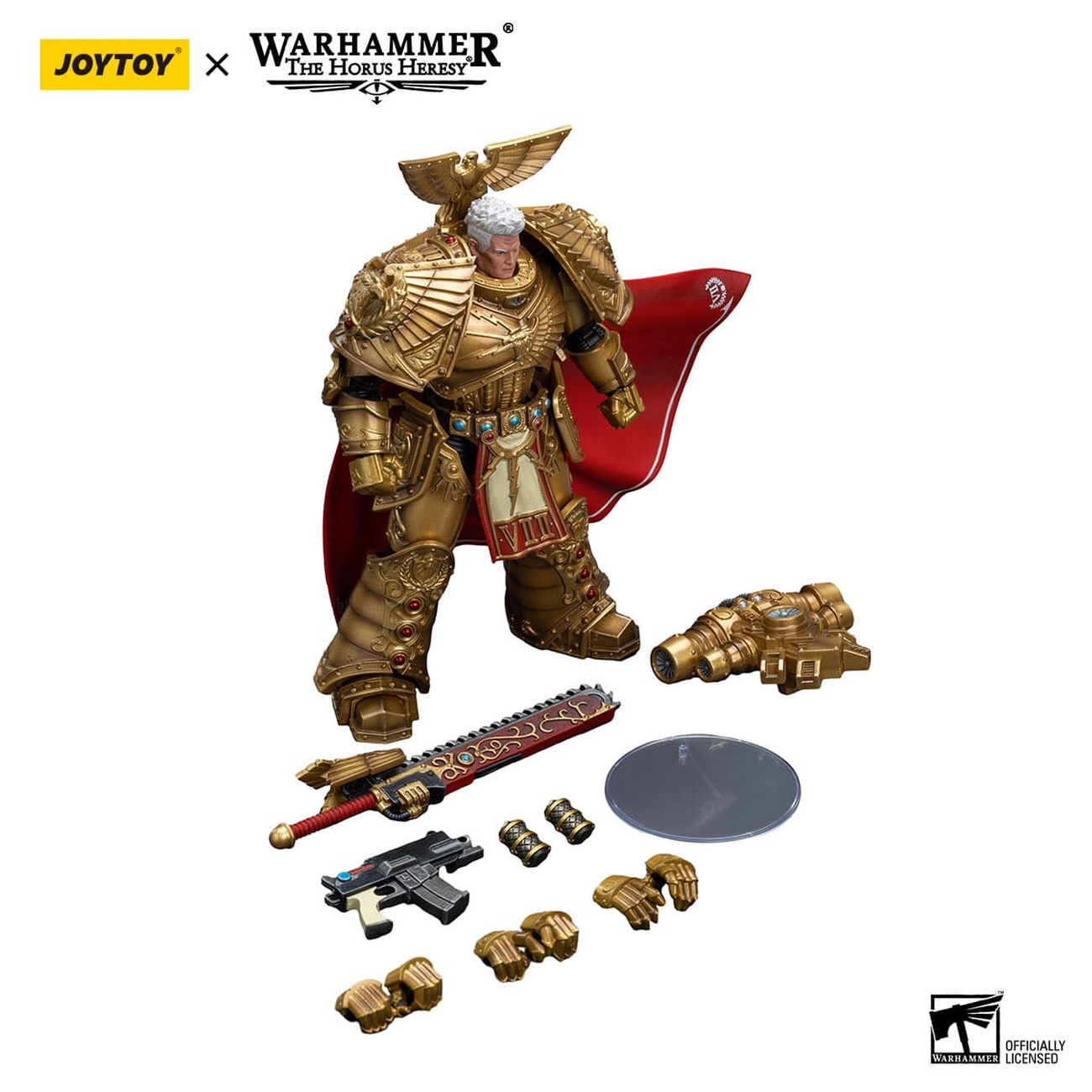 Warhammer The Horus Heresy action figure 1/18 Imperial Fists Rogal Dorn Primarca della 7ª Legione 12 cm