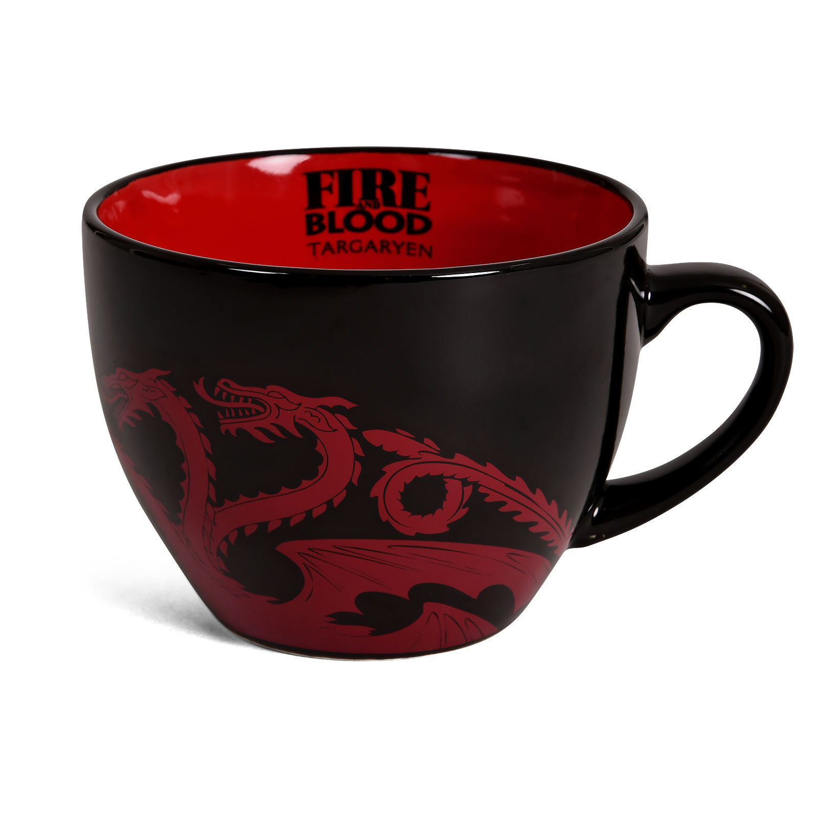 Game of Thrones - House Targaryen mug with stencil
