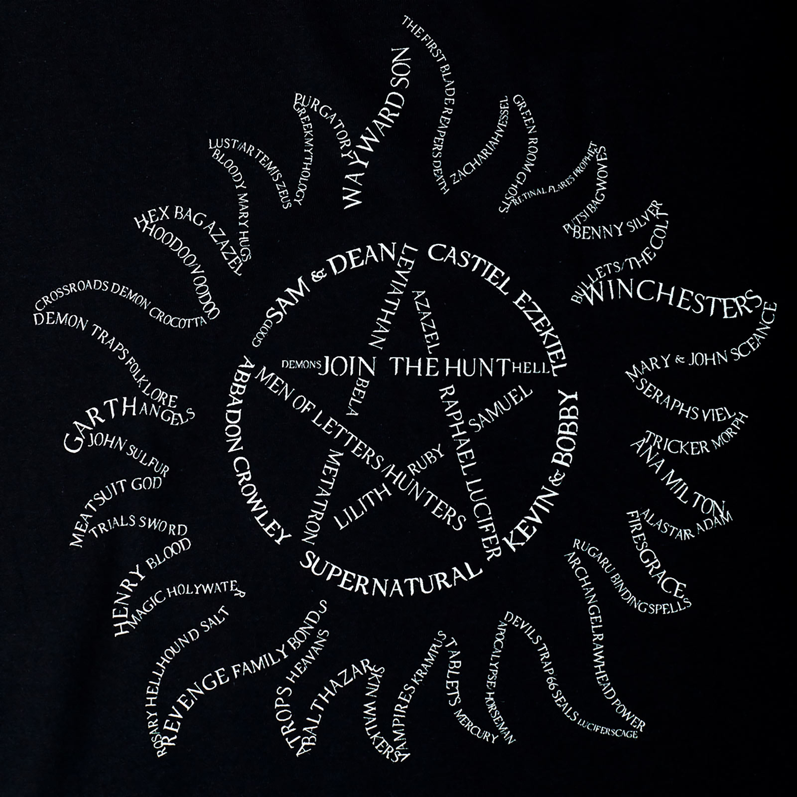 Supernatural - Anti Possession Symbol T-Shirt schwarz