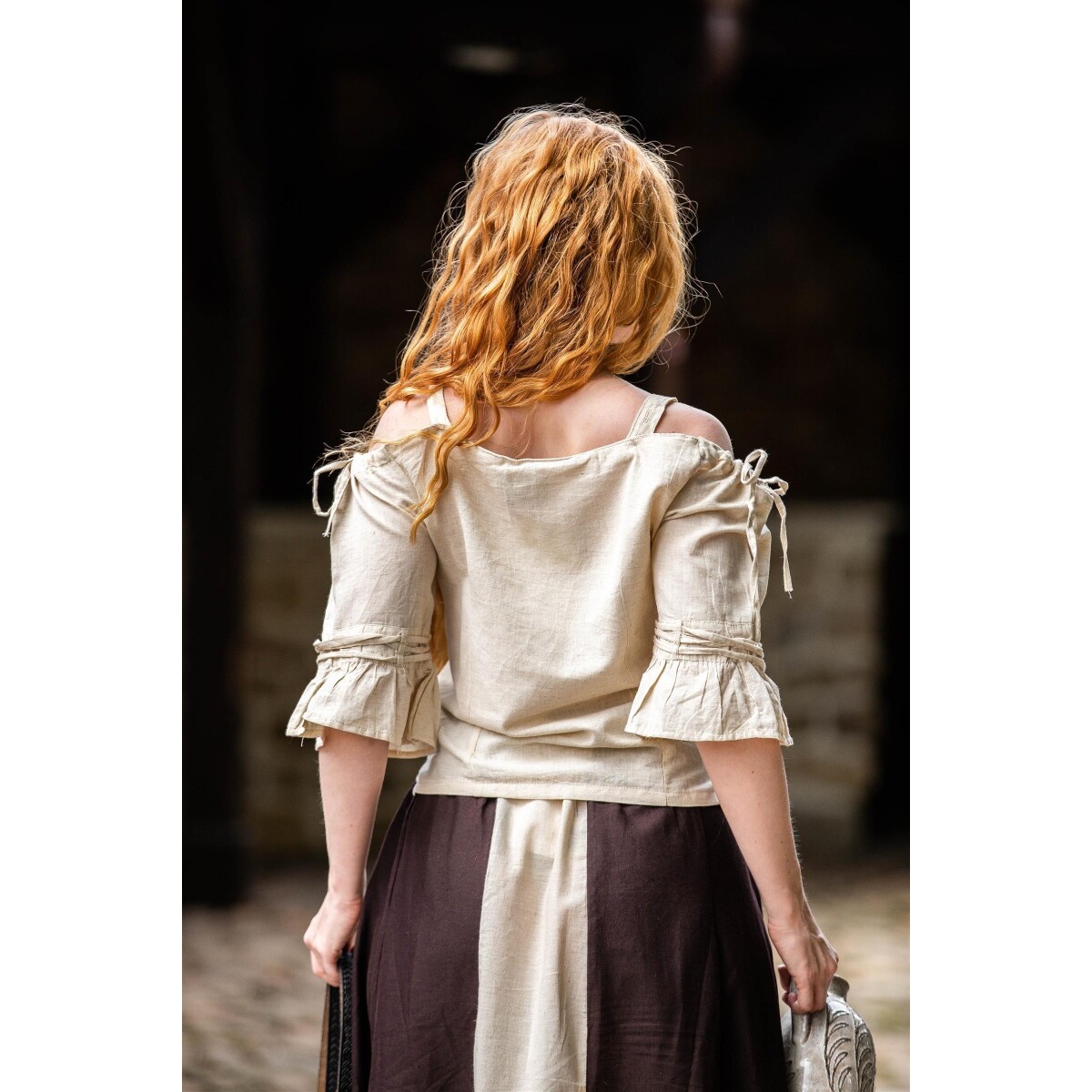 Medieval Strap Blouse Prina beige