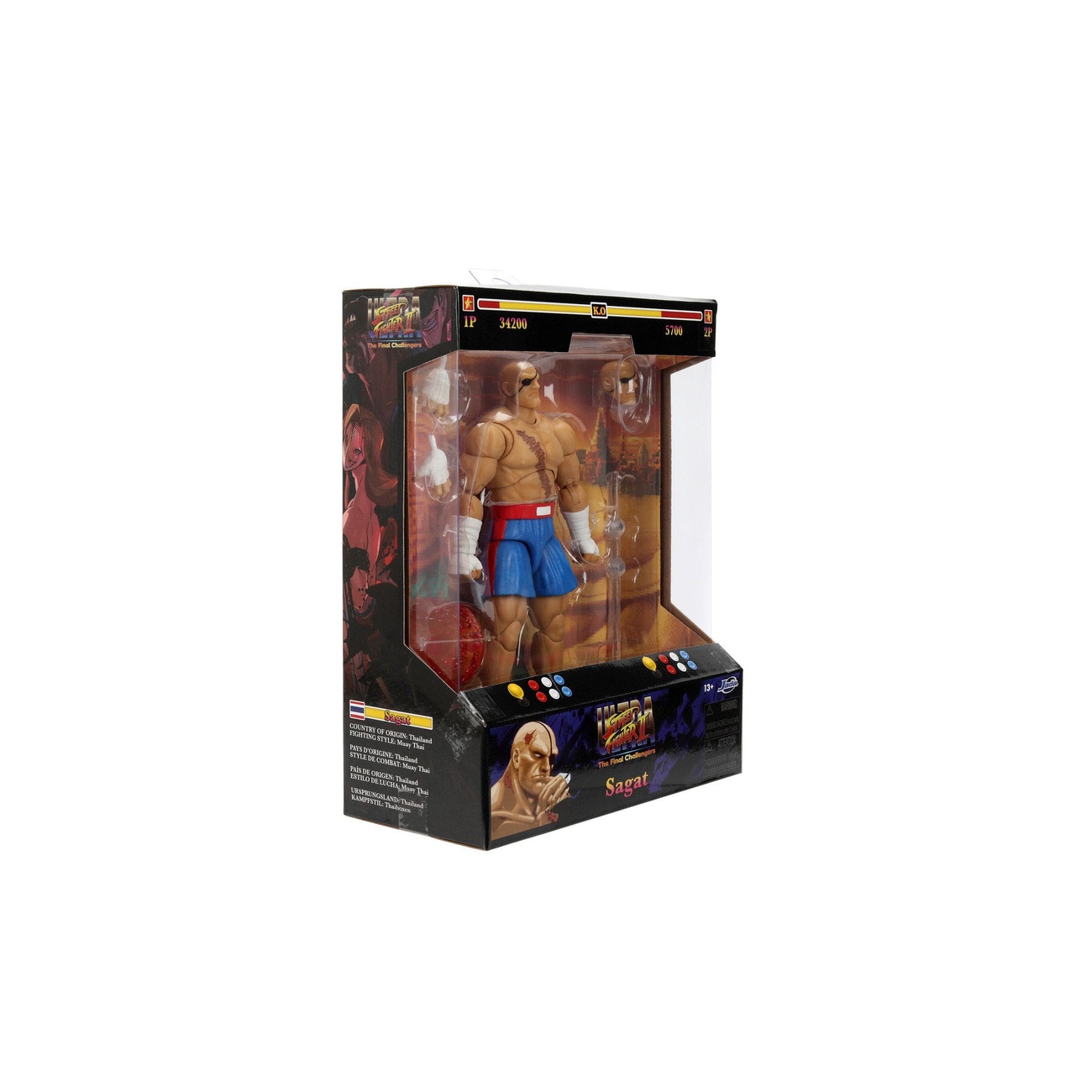 Ultra Street Fighter II: The Final Challengers Actionfigur 1/12 Sagat 19 cm