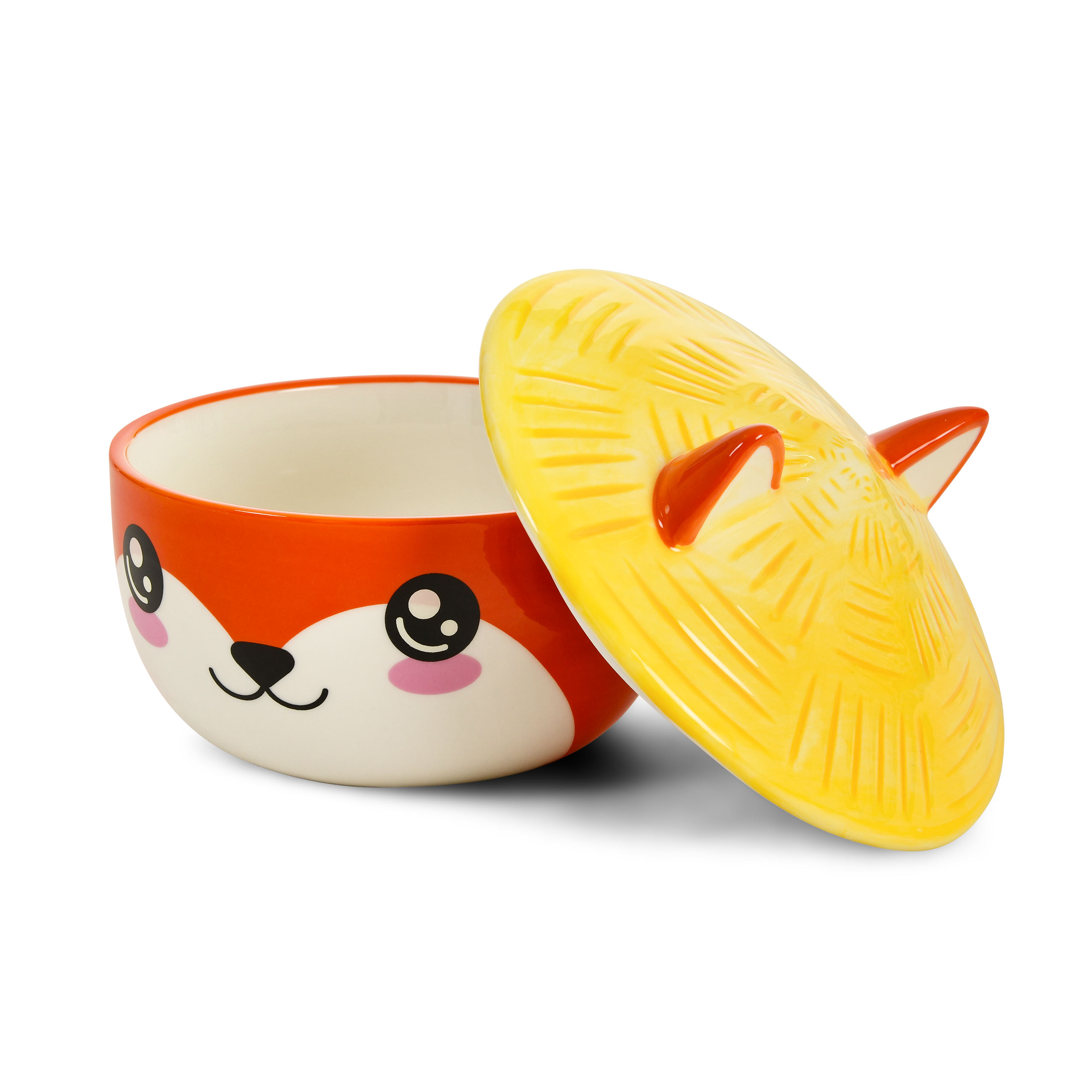 Fox Kawaii Bowl with Lid for Anime Fans