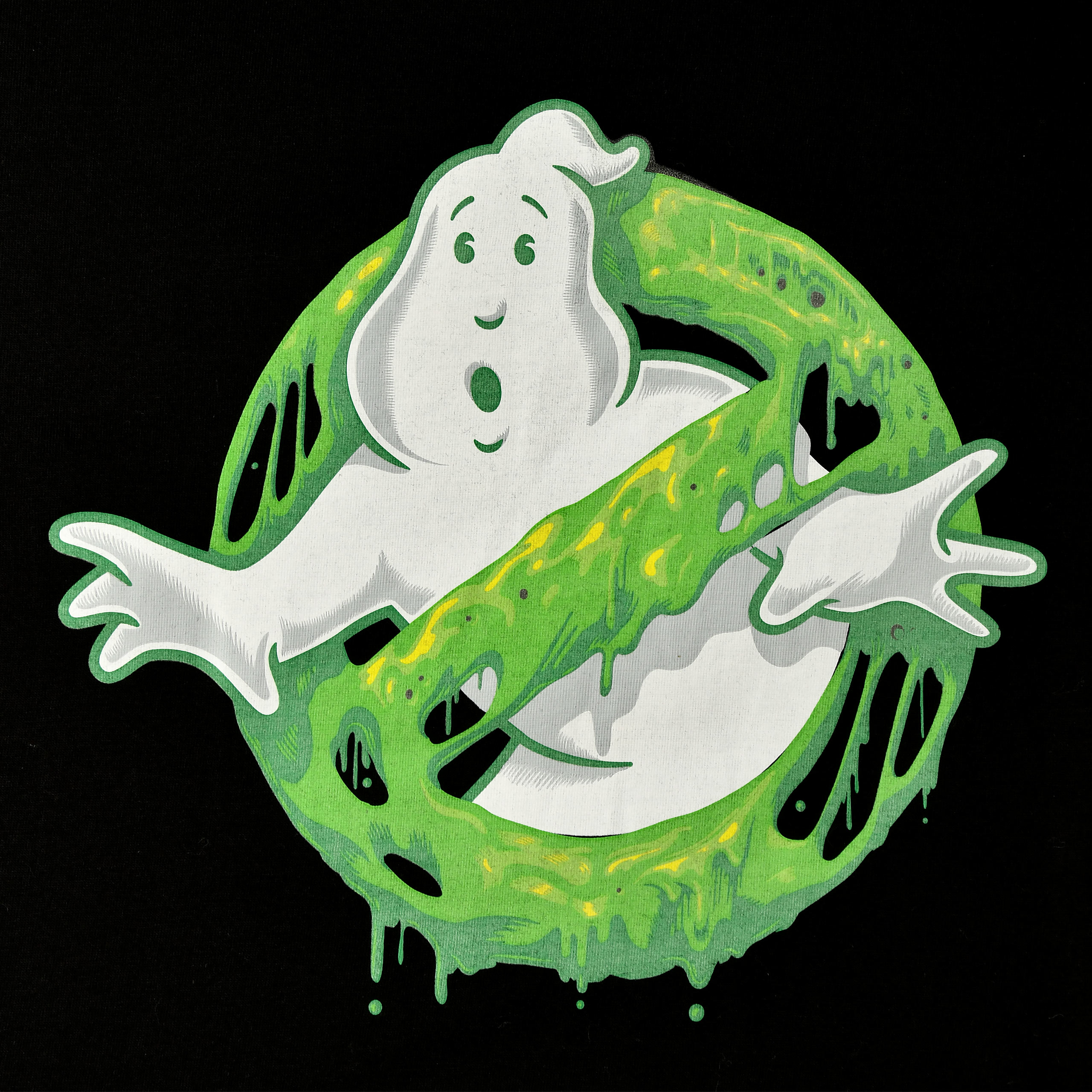 Ghostbusters - T-shirt Logo Glow in the Dark Nera